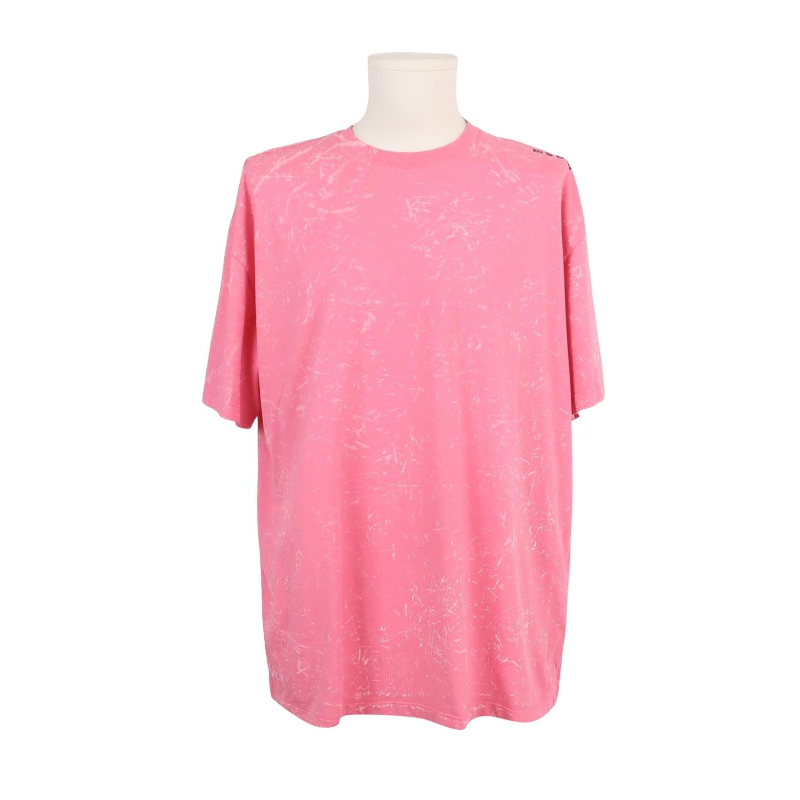 MSGM MSGM Pink Acid Wash Logo T-Shirt Size M Size US M / EU 48-50 / 2 - 1 Thumbnail
