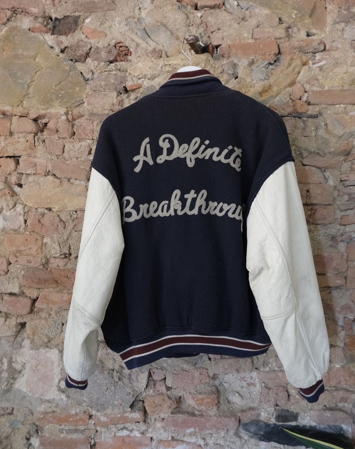 Vintage Vintage leather Varsity Jacket Size US M / EU 48-50 / 2 - 2 Thumbnail