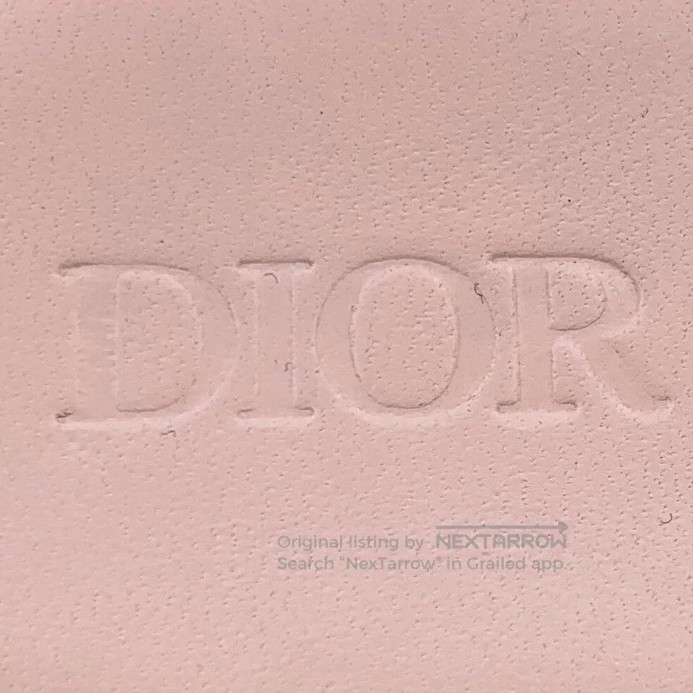 Dior Dior Pink logo letter flocking casual flat slippers| Size US 5.5 / IT 35.5 - 7 Thumbnail