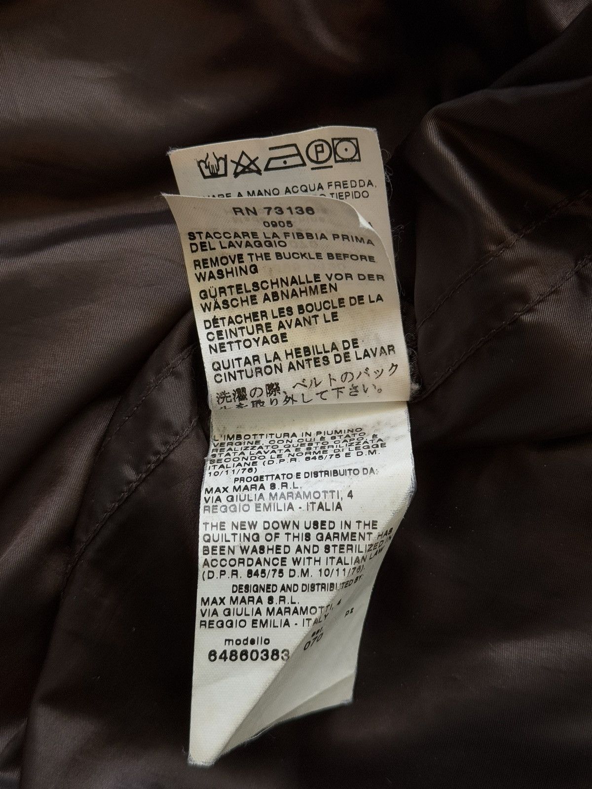 Designer × Max Mara × Weekend Max Mara Max Mara Studio down puffer coat jacket Size L / US 10 / IT 46 - 10 Thumbnail