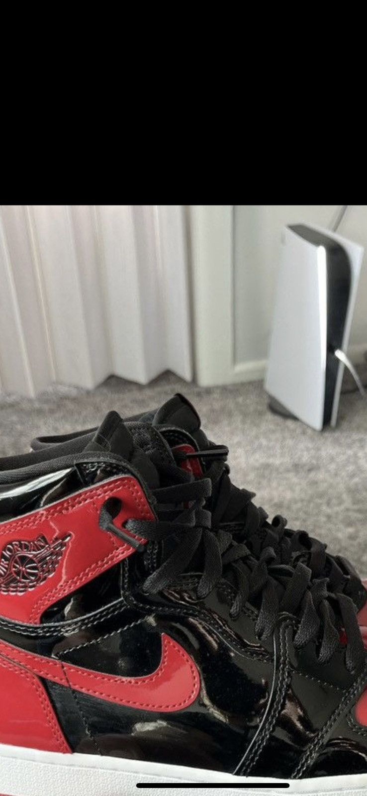 Jordan Brand Air Jordan 1 high patent bred Size US 8.5 / EU 41-42 - 6 Thumbnail