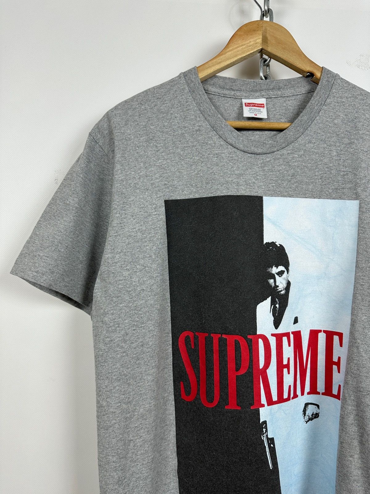 Supreme Supreme Scarface Grey T-Shirt Size US M / EU 48-50 / 2 - 5 Thumbnail