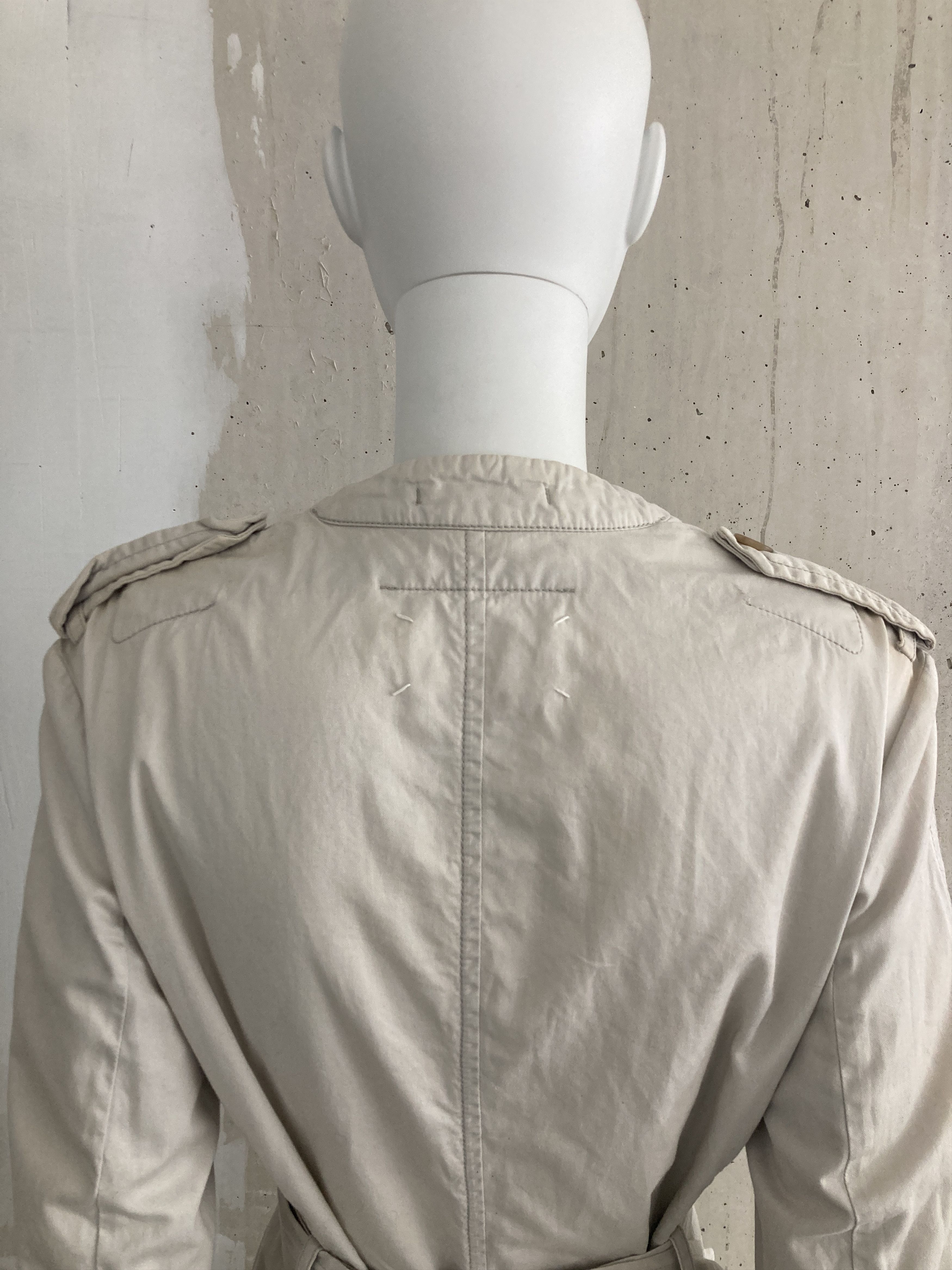 Maison Margiela SS2001 Archive Folded Trench Coat Size M / US 6-8 / IT 42-44 - 7 Thumbnail