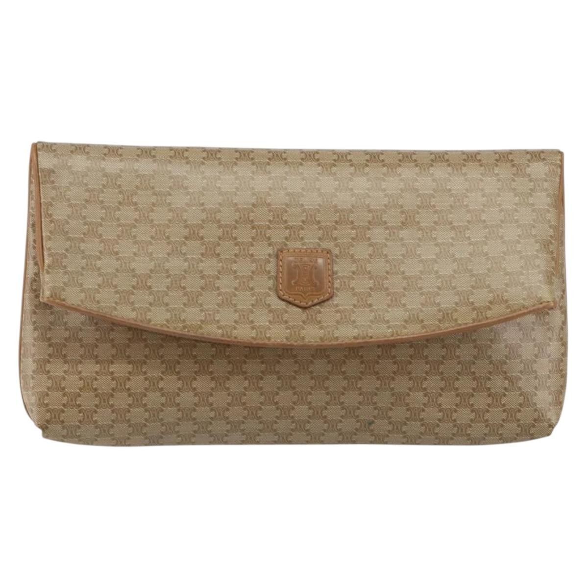 Celine Celine Macadam Pochette Canvas and Leather Size ONE SIZE - 1 Thumbnail