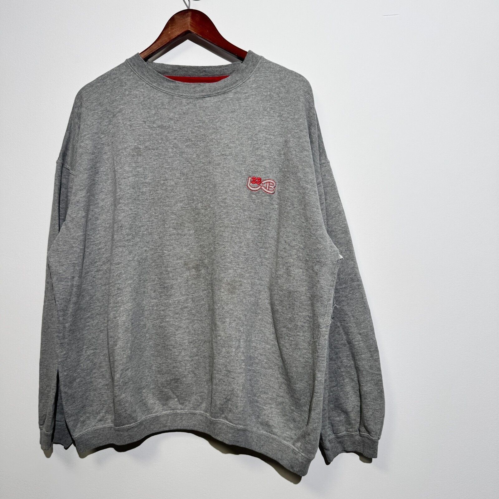 Vintage Vintage Unisex Gray Cotton Crewneck Size XL Regular Fit Size US XL / EU 56 / 4 - 3 Thumbnail