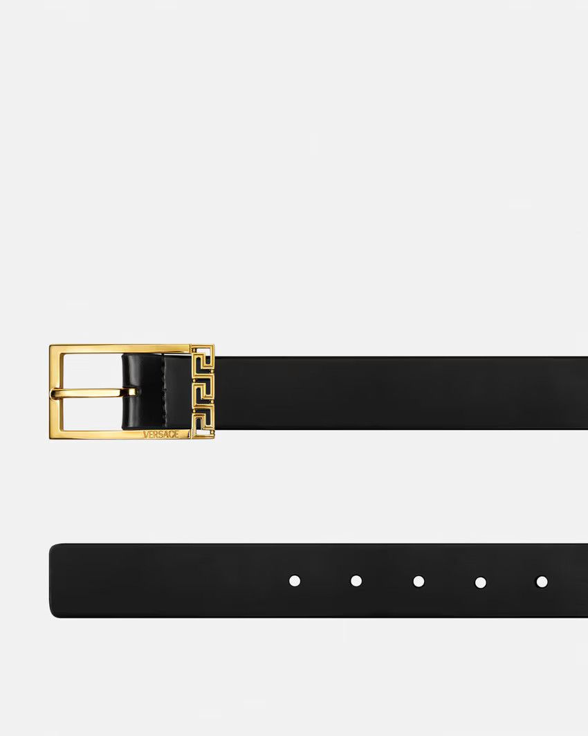 Versace o1s22i1n0125 Size: 110 / Brushed Calfskin Belt in Black Size 42 - 2 Thumbnail