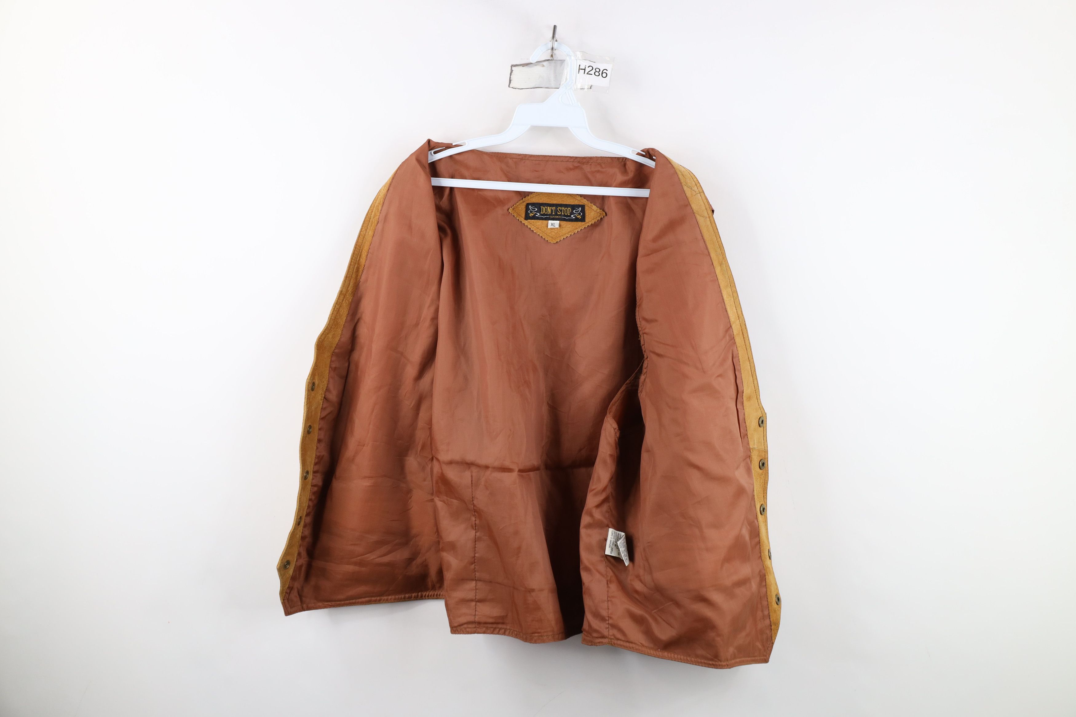 Vintage Vintage 90s Streetwear Western Suede Leather Vest Jacket Size US XL / EU 56 / 4 - 9 Thumbnail