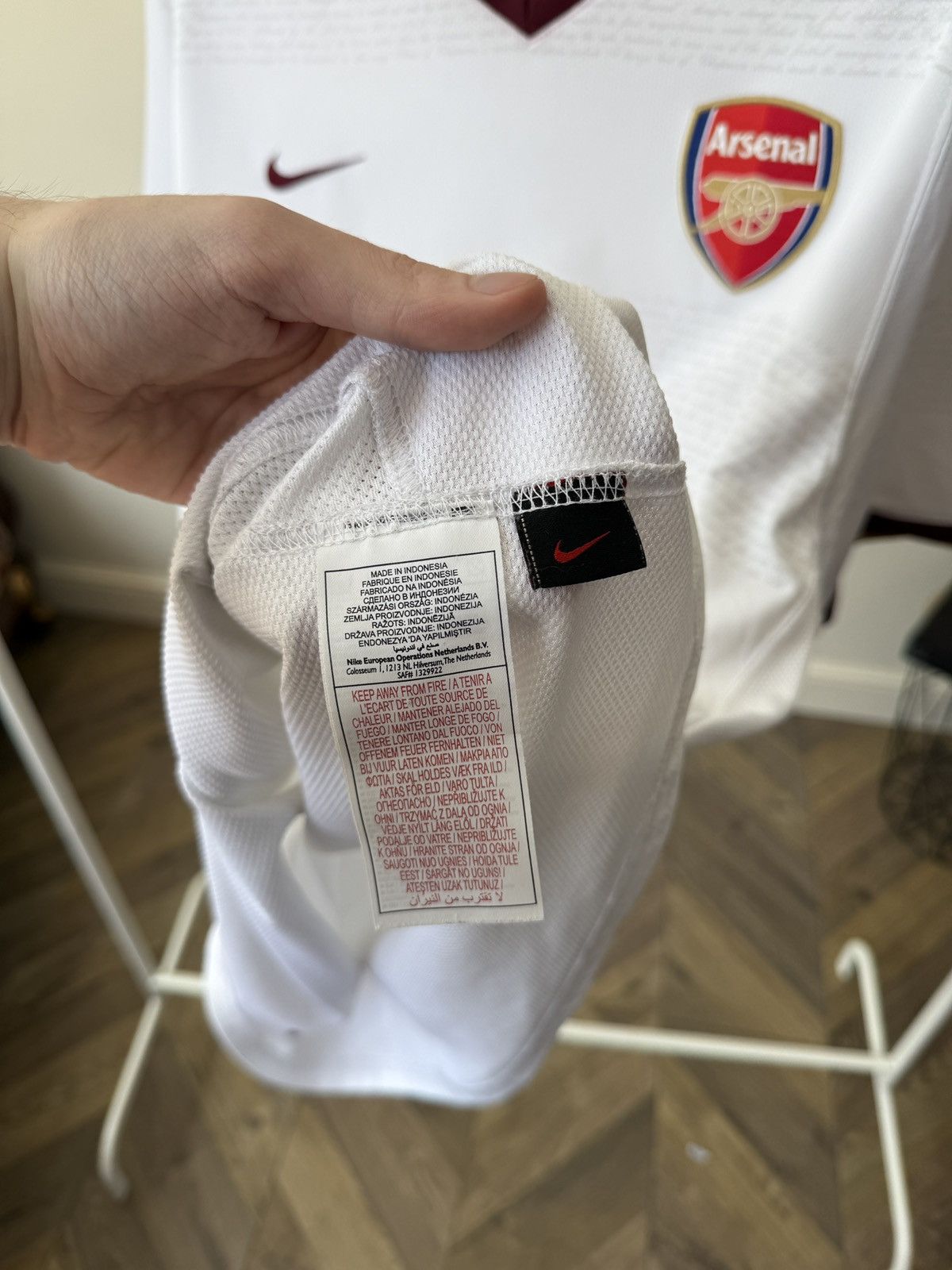 Nike ARSENAL LONDON 2007 2008 AWAY FOOTBALL SOCCER JERSEY NIKE Size US XXL / EU 58 / 5 - 12 Thumbnail