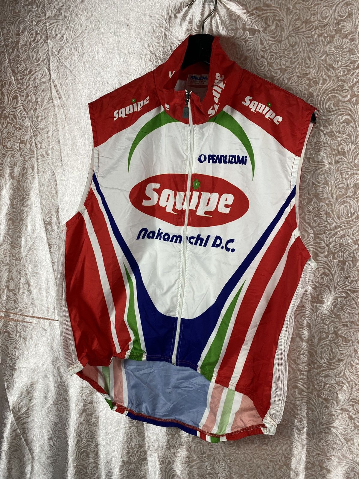 PEARL iZUMi Vintage Pearl Izumi Cycling Wind Vest Squipe Nakamachi D.C Size US L / EU 52-54 / 3 - 4 Thumbnail