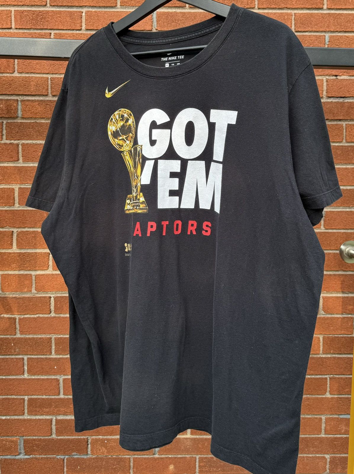 Nike raptors championship shirt best sale