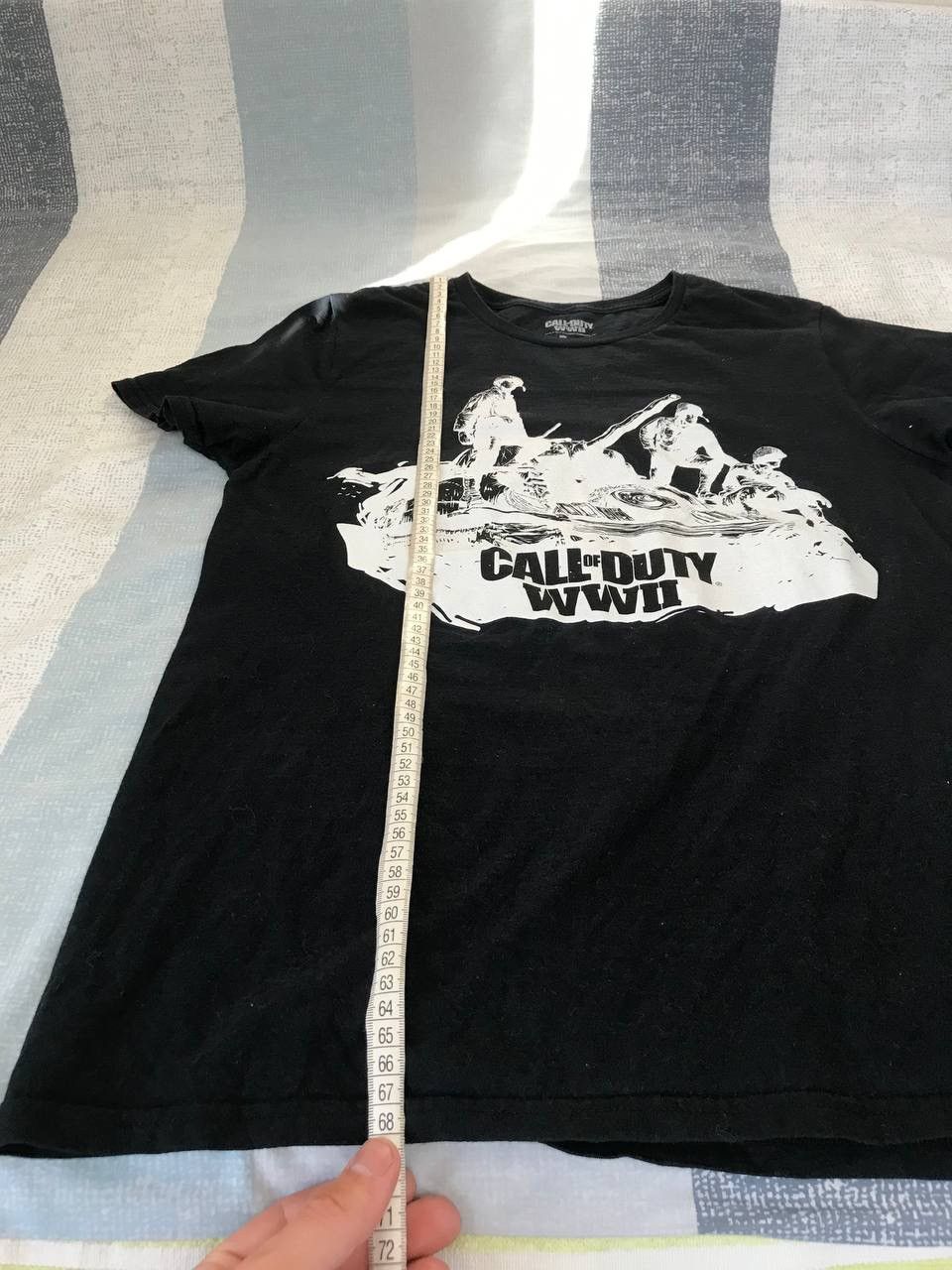 Vintage 🔥 Vintage Y2K Rare Call Of Duty World War II Game T Shirt Size US M / EU 48-50 / 2 - 9 Thumbnail