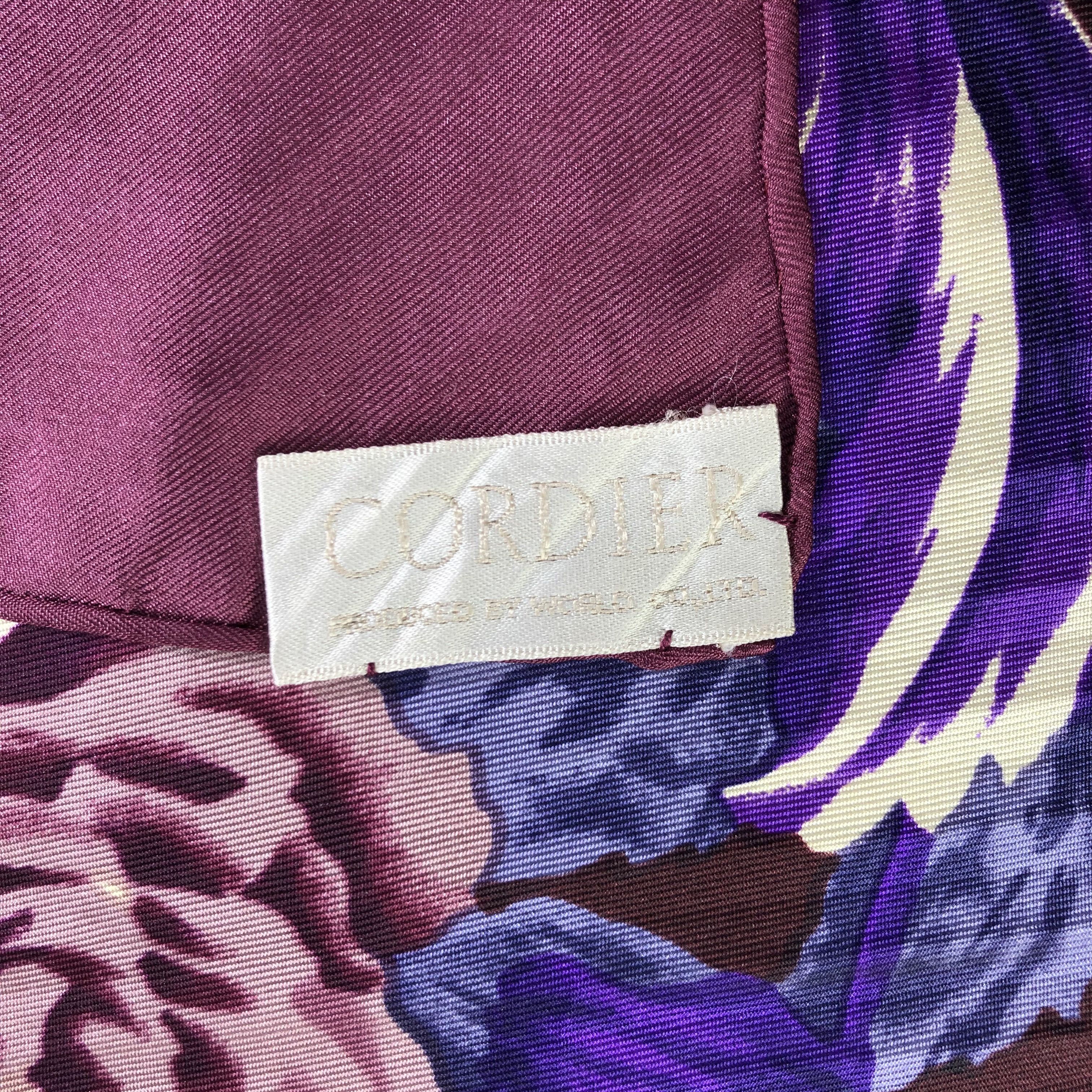 Vintage Vintage Cordier Silk Scarf Size ONE SIZE - 5 Thumbnail
