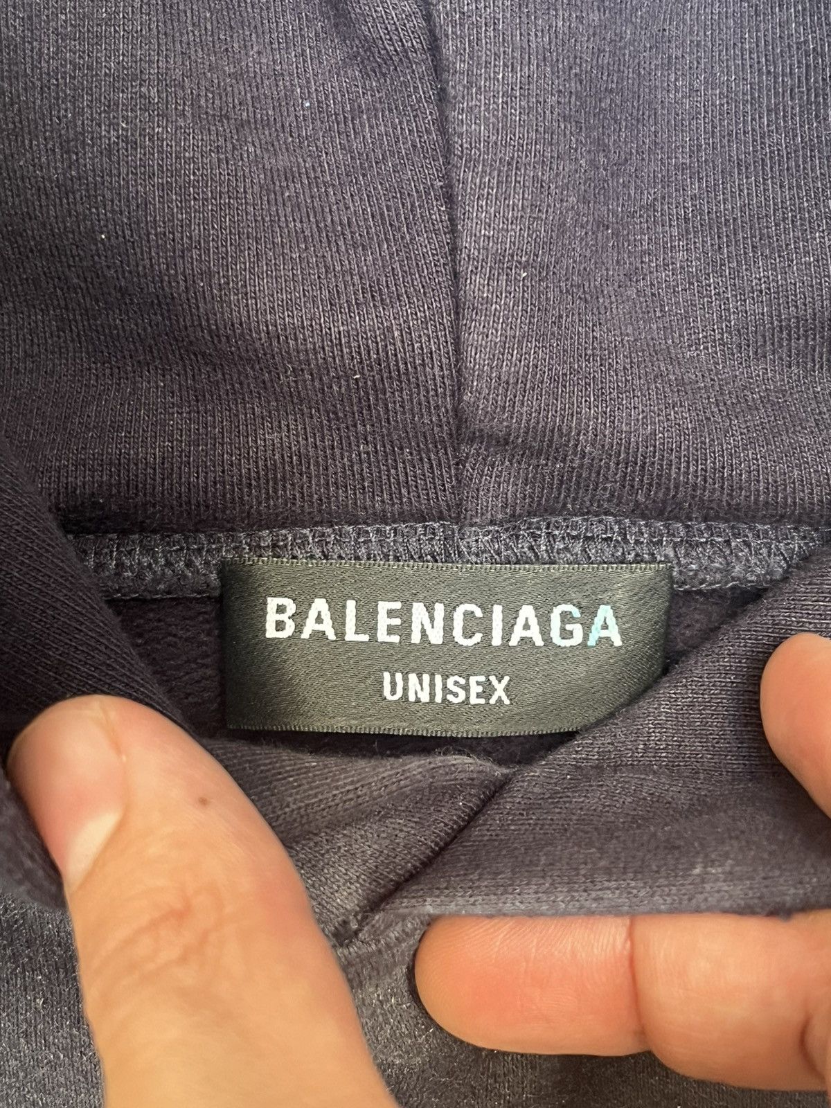 Balenciaga Spring22 No Comment Oversized Distressed Hoodie Size US M / EU 48-50 / 2 - 10 Thumbnail