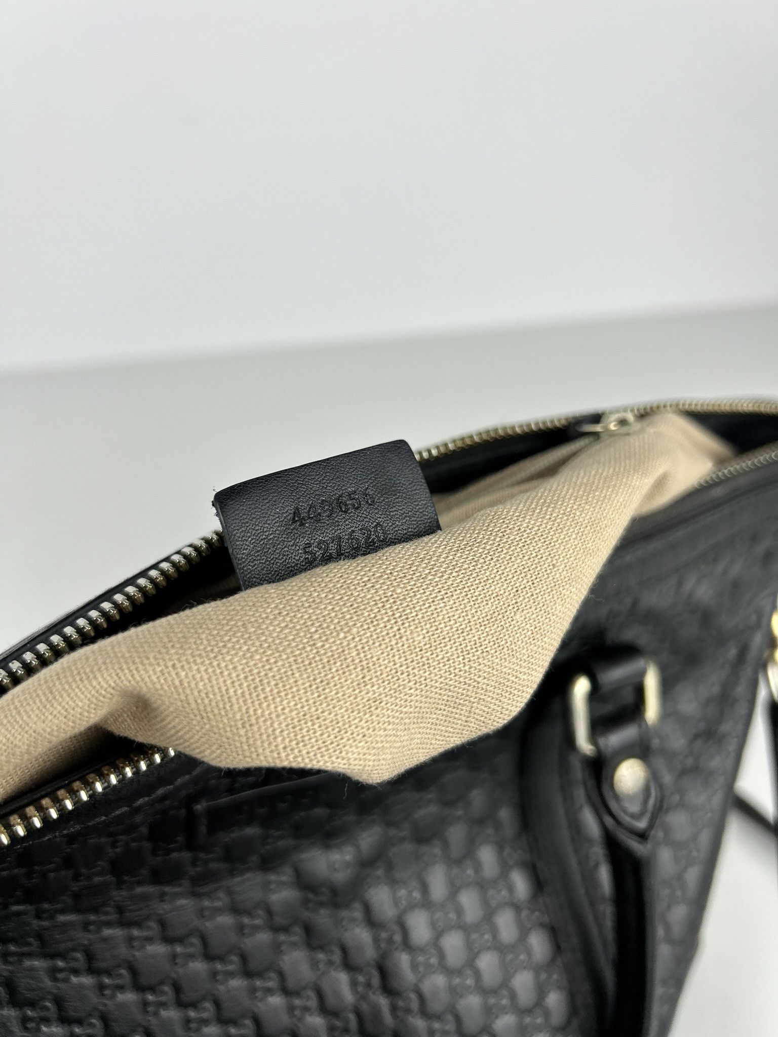 Gucci Gucci microguccissima black leather top zip handbag Size ONE SIZE - 20 Thumbnail