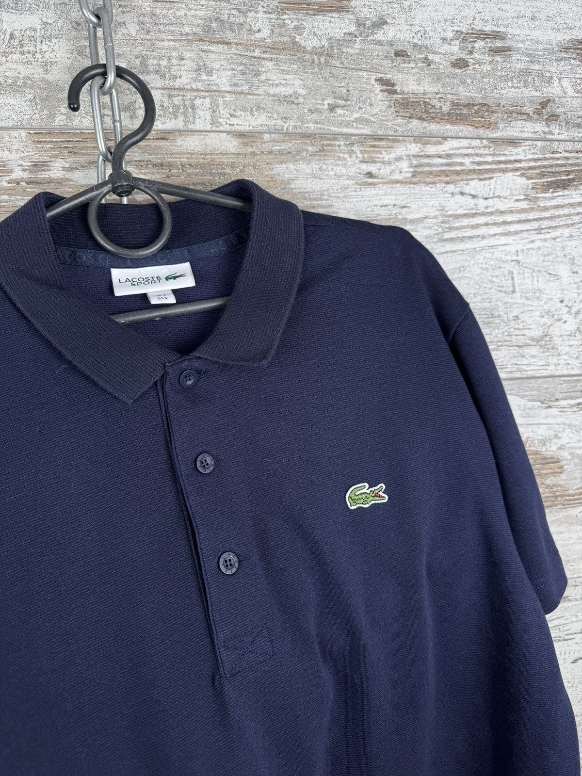 Lacoste Mens Lecoste polos luxury navu t-shirt tee size L Size US L / EU 52-54 / 3 - 5 Thumbnail