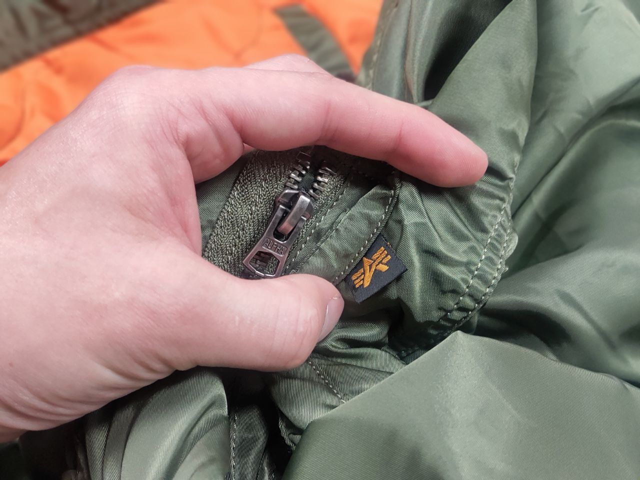 Alpha Industries Alpha Industries MA-1 Long green Military Bomber Jacket Size US M / EU 48-50 / 2 - 16 Thumbnail