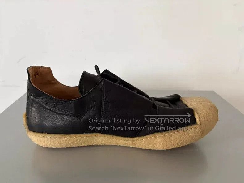 Ma+ Men's Black Foldable Leather Sport Shoes. Size US 8.5 / EU 41-42 - 5 Thumbnail