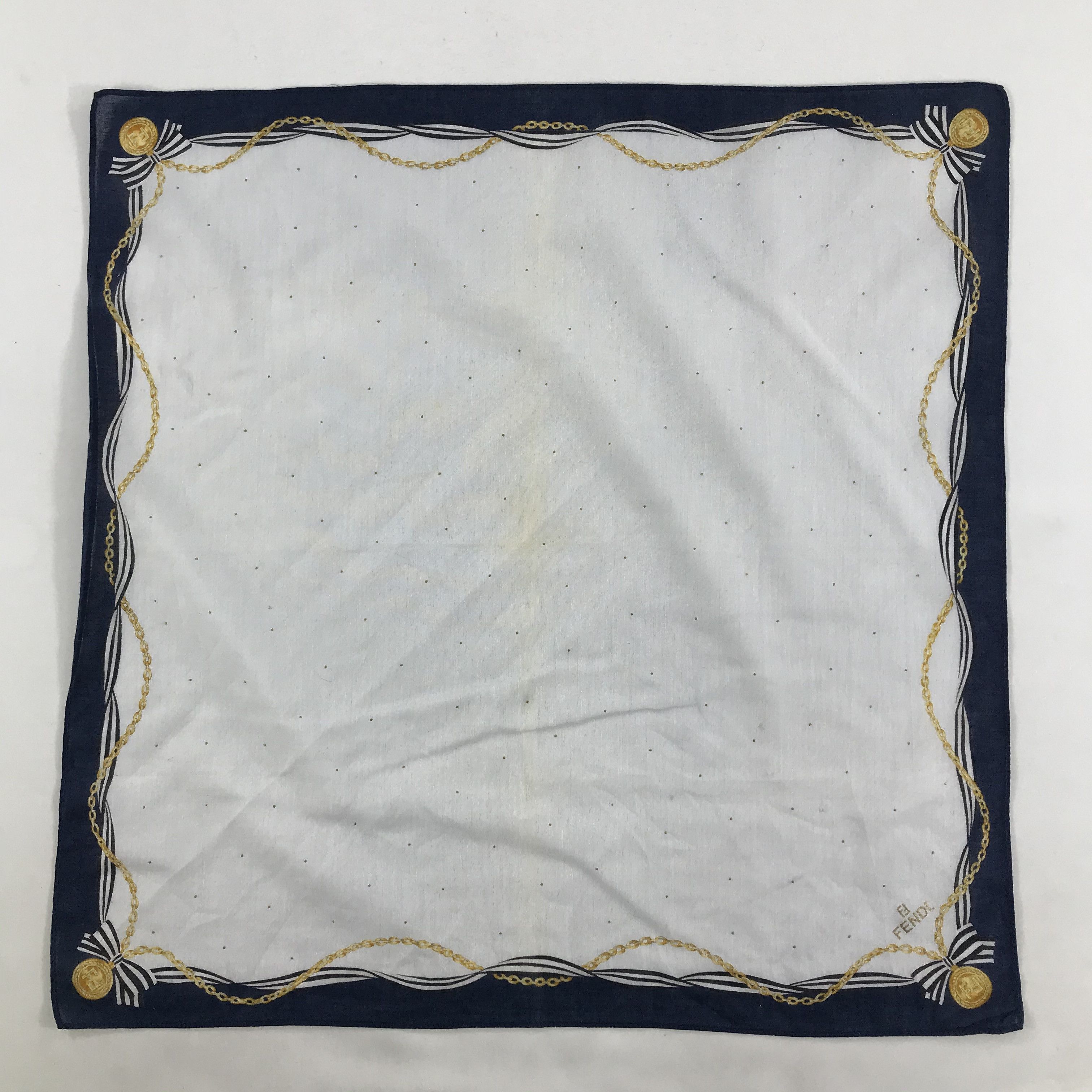 Vintage Vintage Fendi Bandana / Handkerchief / Neckerchief - S1743 Size ONE SIZE - 1 Thumbnail
