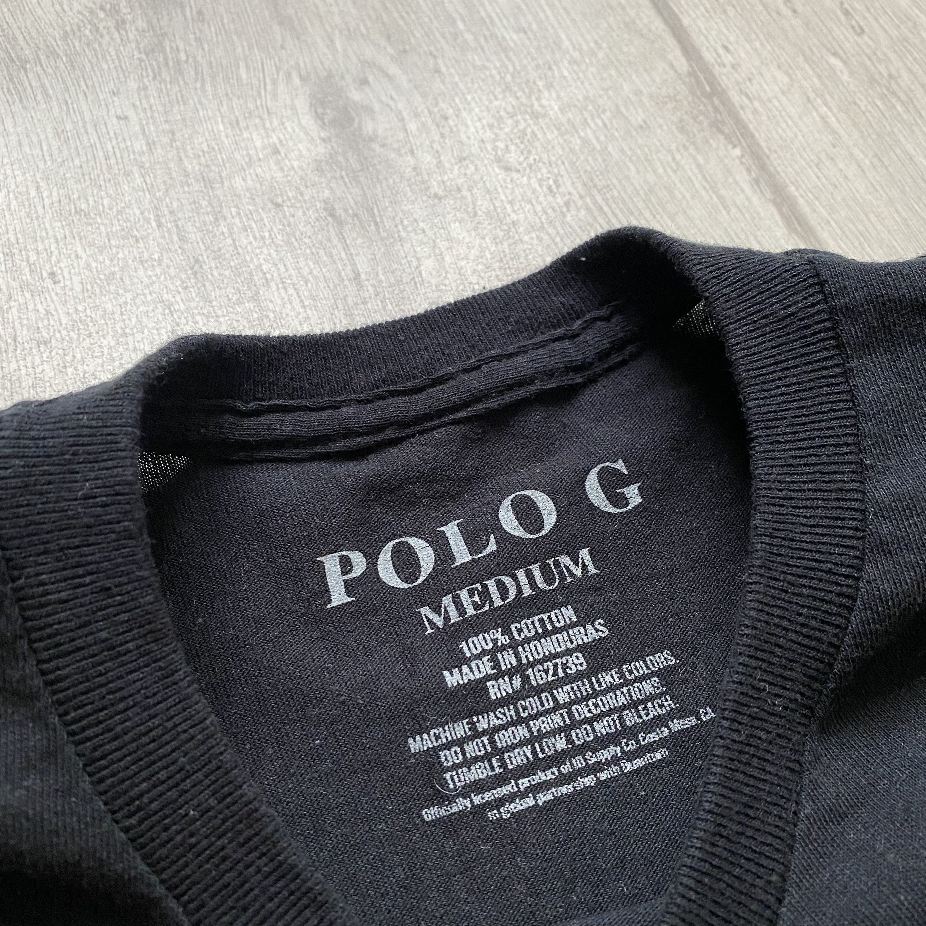 Band Tees 🎙️ Polo G Official Merch The Goat Graphic Rap Tee Size US M / EU 48-50 / 2 - 7 Thumbnail
