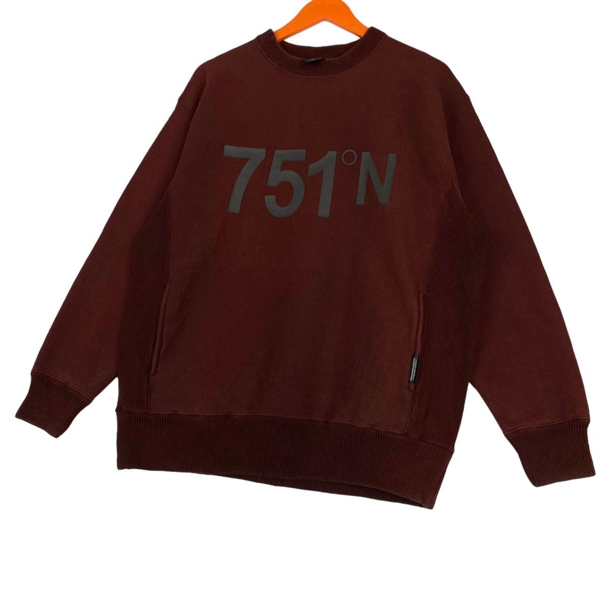 Japanese Brand × Vintage Vintage Craftworks Design Gimak Crewneck Sweatshirt Dark Red Size US XL / EU 56 / 4 - 2 Thumbnail