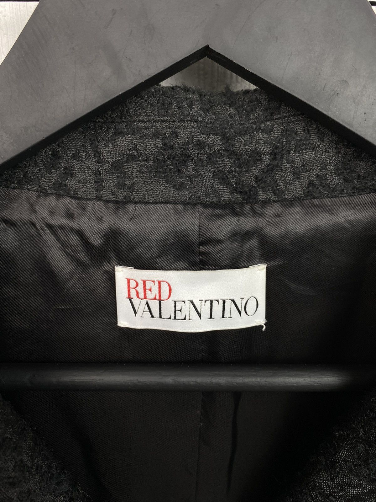 RED Valentino RED Valentino Wool Jacket Women Blazer Black Coat Size L / US 10 / IT 46 - 12 Thumbnail