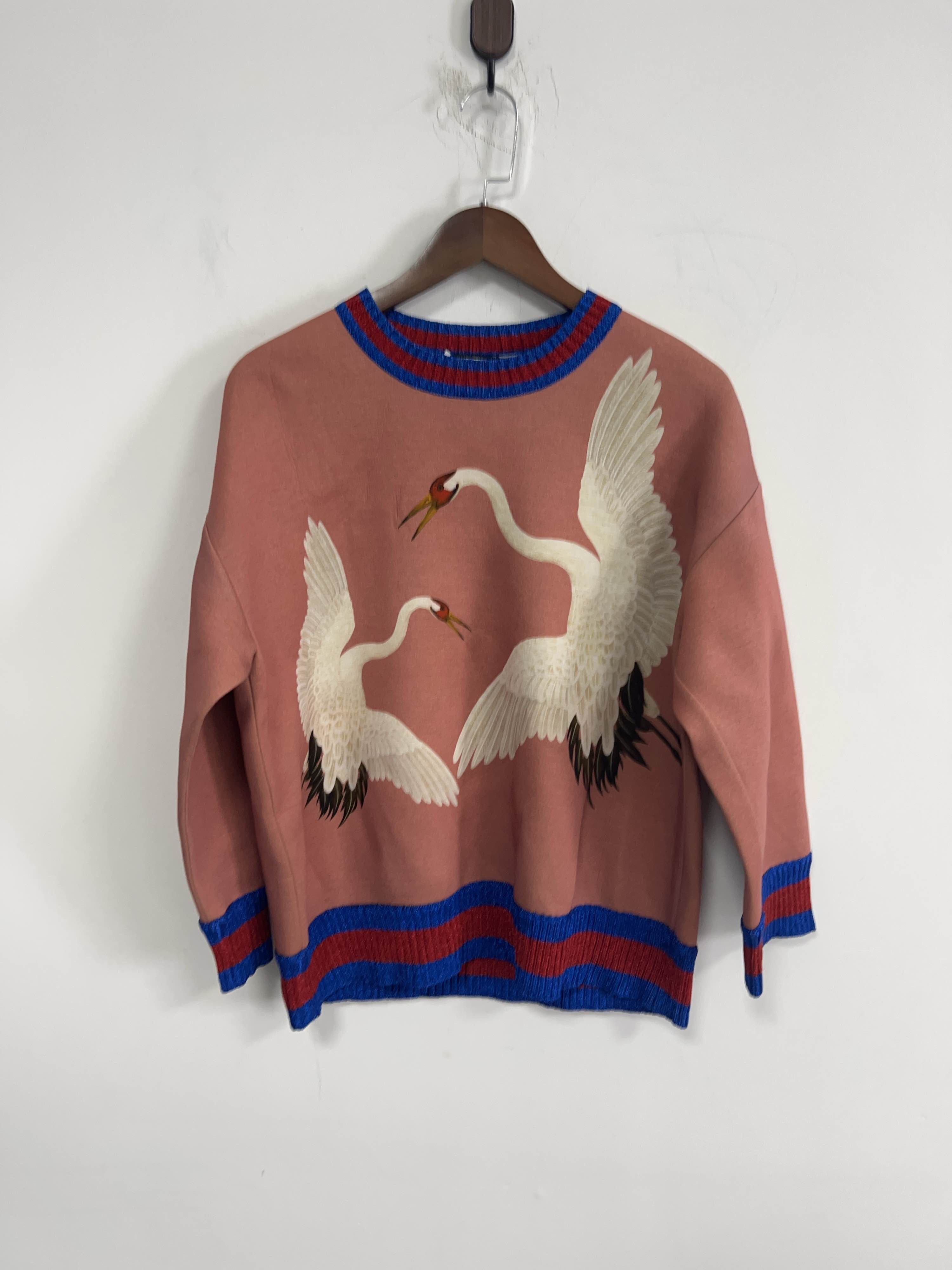 Gucci Gucci Crane Embroidery Sweatshirt Size L Size US L / EU 52-54 / 3 - 1 Thumbnail