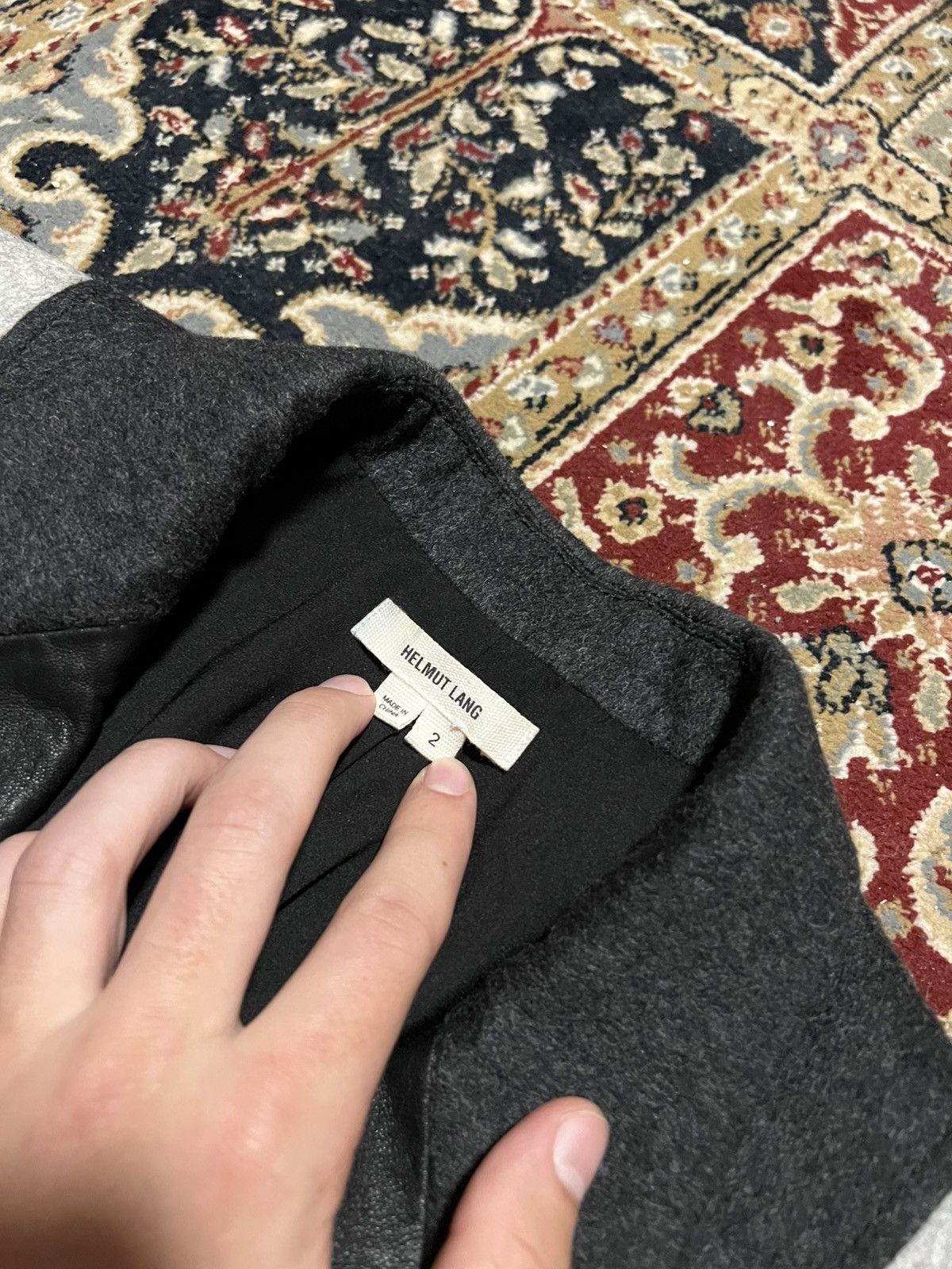 Helmut Lang Helmut Lang Deconstructed Black Block Gray Wool Blazer Size S / US 4 / IT 40 - 7 Thumbnail