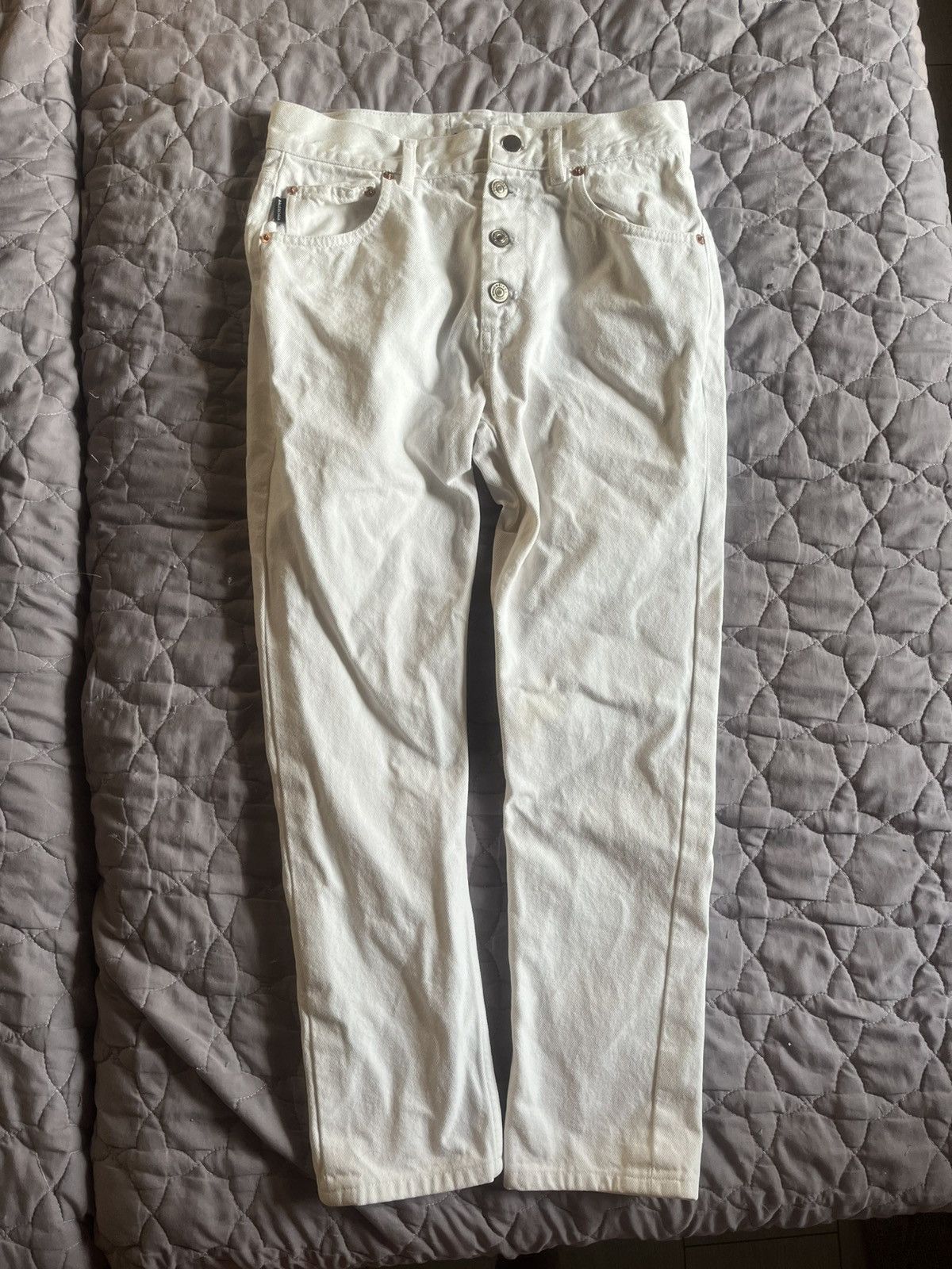 Balenciaga Balenciaga Straight Jeans Size 26" / US 2 / IT 38 - 1 Thumbnail