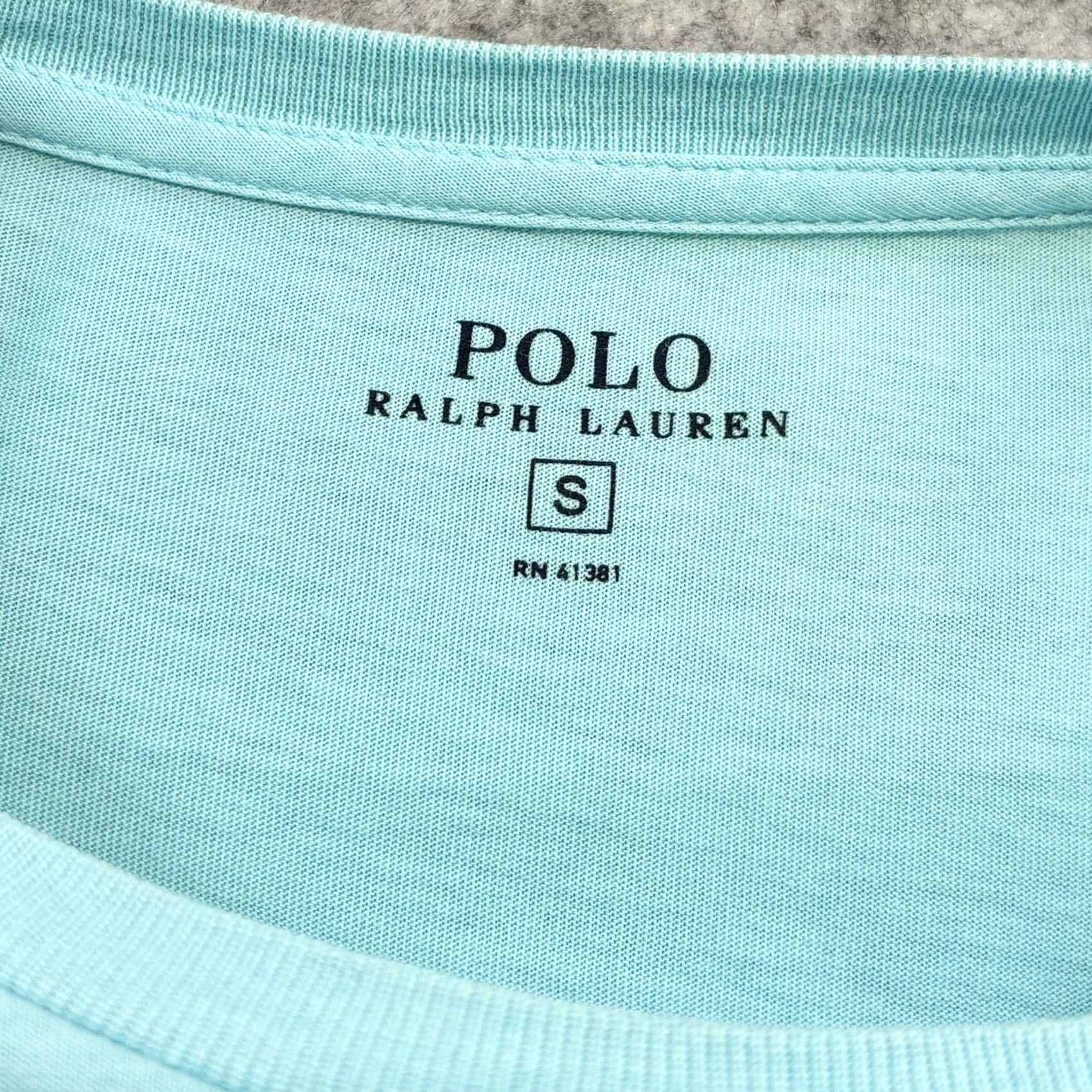 Polo Ralph Lauren Ralph Lauren T Shirt Small Men’s Turquoise Blue Short Sleeve Crew NeckTop Used Size US S / EU 44-46 / 1 - 7 Thumbnail