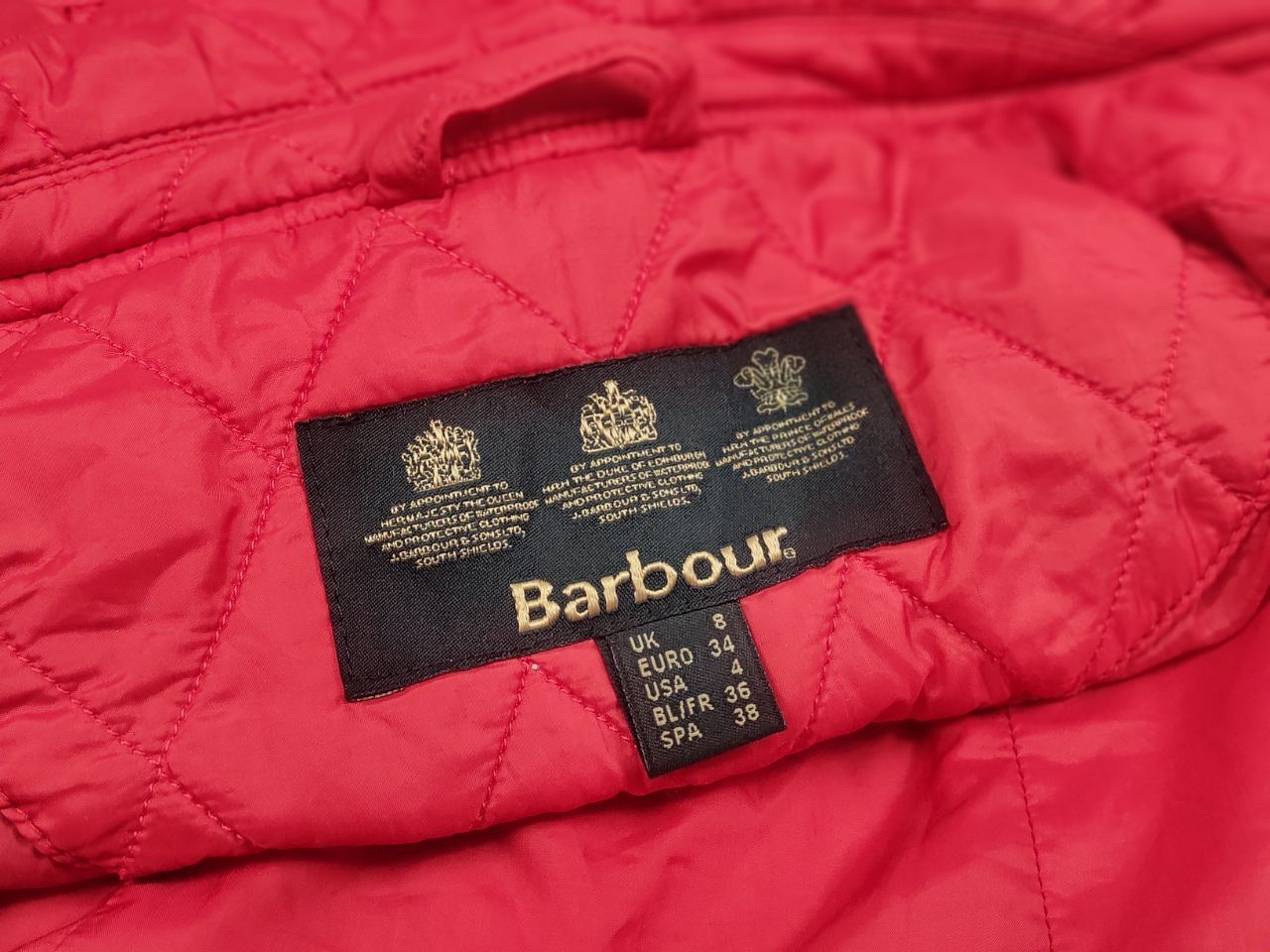 Barbour Barbour Raylor quilted Classic Red Light Women's Jacket Size S / US 4 / IT 40 - 16 Thumbnail
