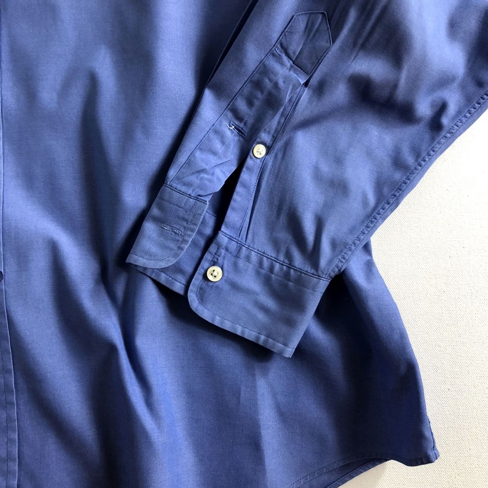 Ralph Lauren Ralph Lauren Yarmouth Button-Down Shirt Mens 17-35 Pinpoint Oxford Longsleeve Blue Button-Up Classic Regular Knit Easy Care Mens Shirt Size US XL / EU 56 / 4 - 3 Thumbnail
