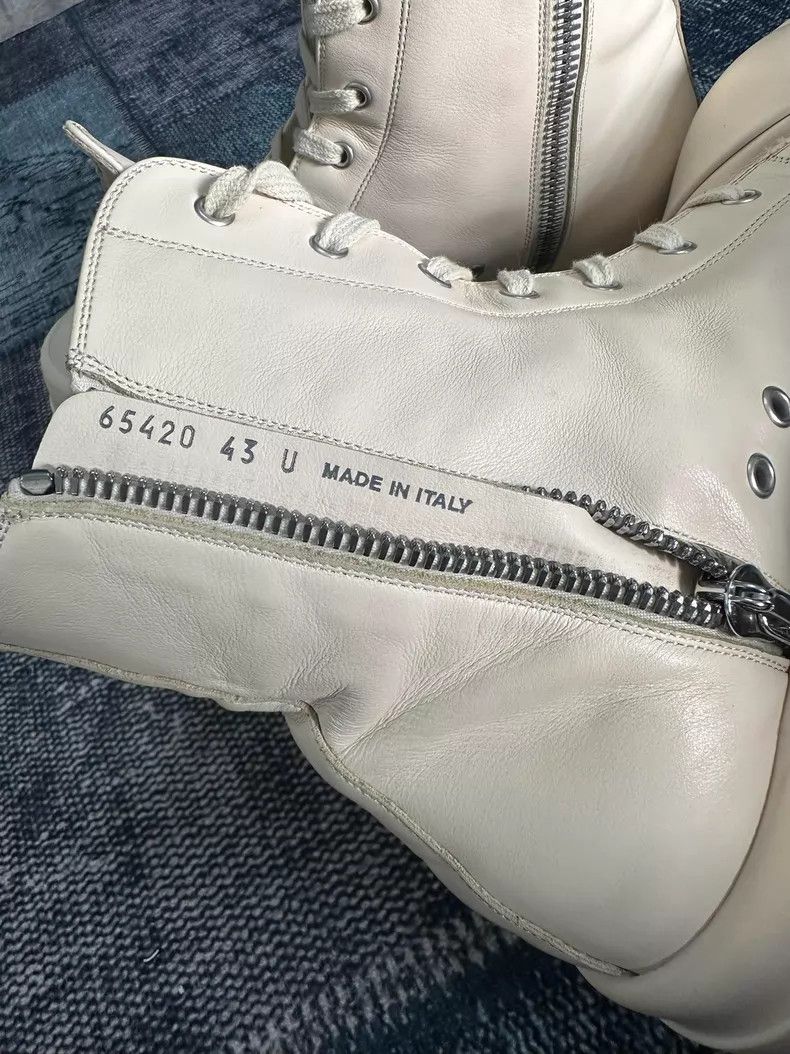 Rick Owens Rick Owens Main Line Pure White Platform Big Converse shoe Size US 10 / EU 43 - 8 Thumbnail