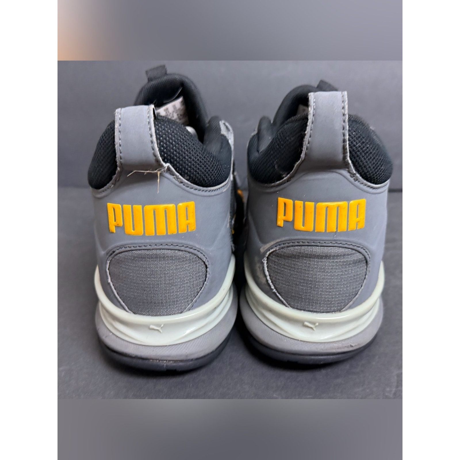 Puma Puma Axelion Knit Athletic Sneakers Shoes Castlerock Grey Size US 10 / EU 43 - 7 Thumbnail