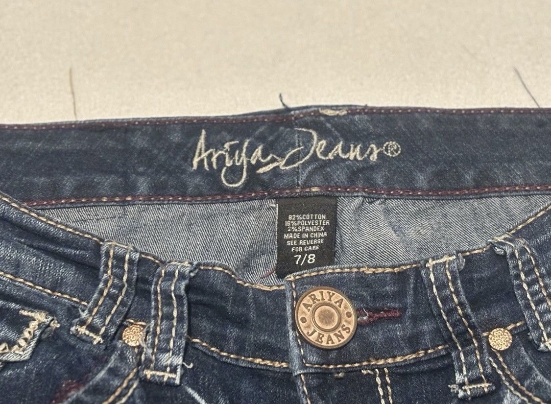 Other Ariya Women's Dark Blue Flared Jeans Size 30" / US 8 / IT 44 - 5 Thumbnail
