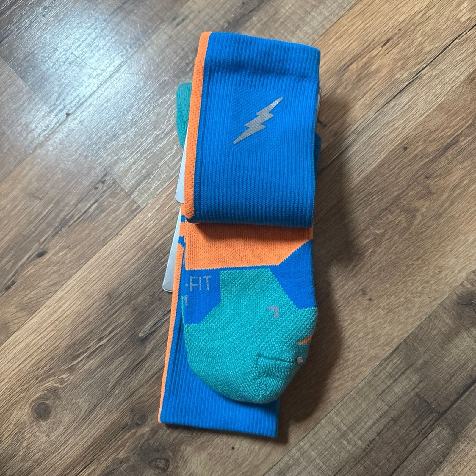 Nike 2013 Nike KD Hyper Elite Cushioned Basketball Crew Socks Size ONE SIZE - 3 Thumbnail
