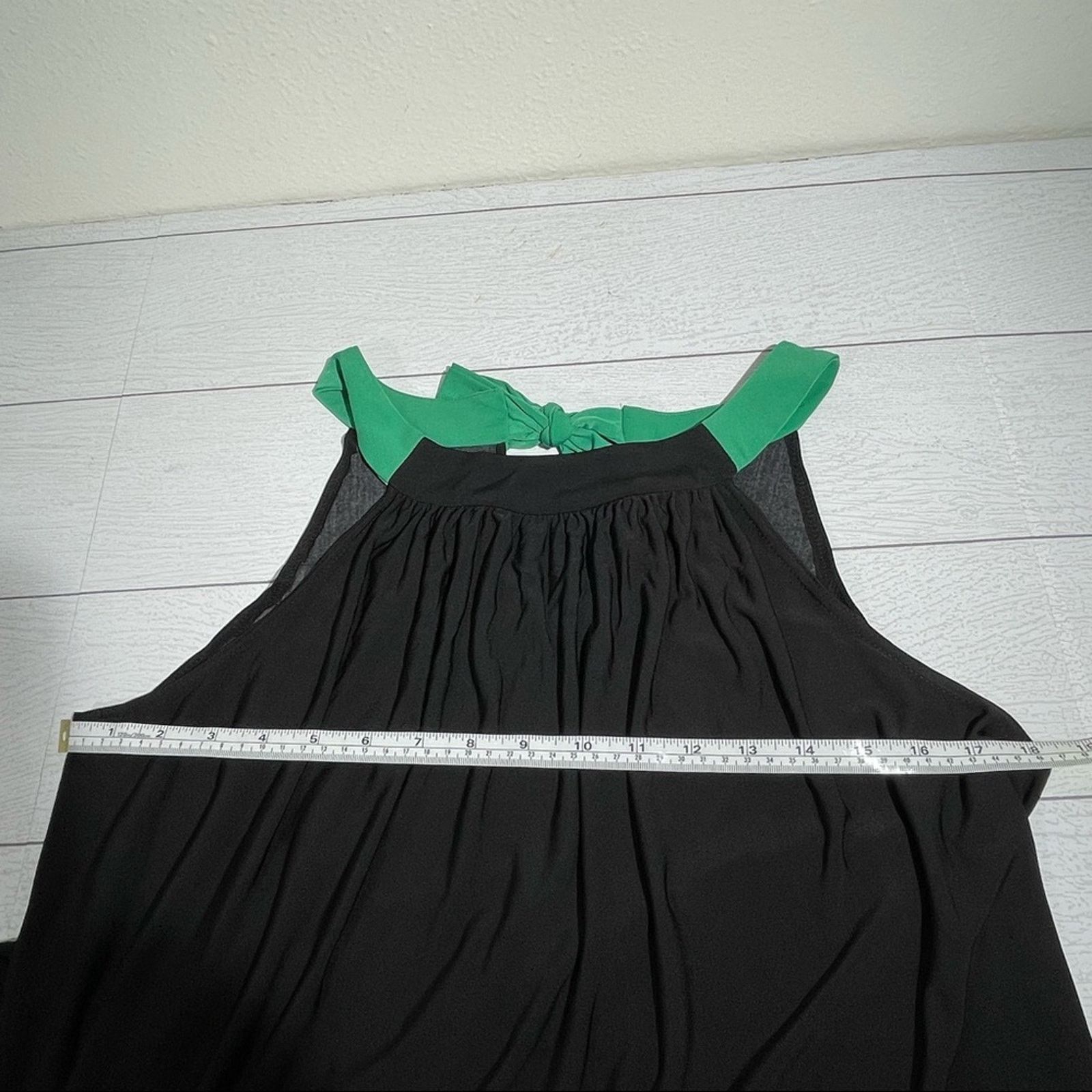 Other SHERI MARTIN Black Green Floral Sleeveless Dress Size 16 Size XXL / US 16-18 / IT 52-54 - 7 Thumbnail