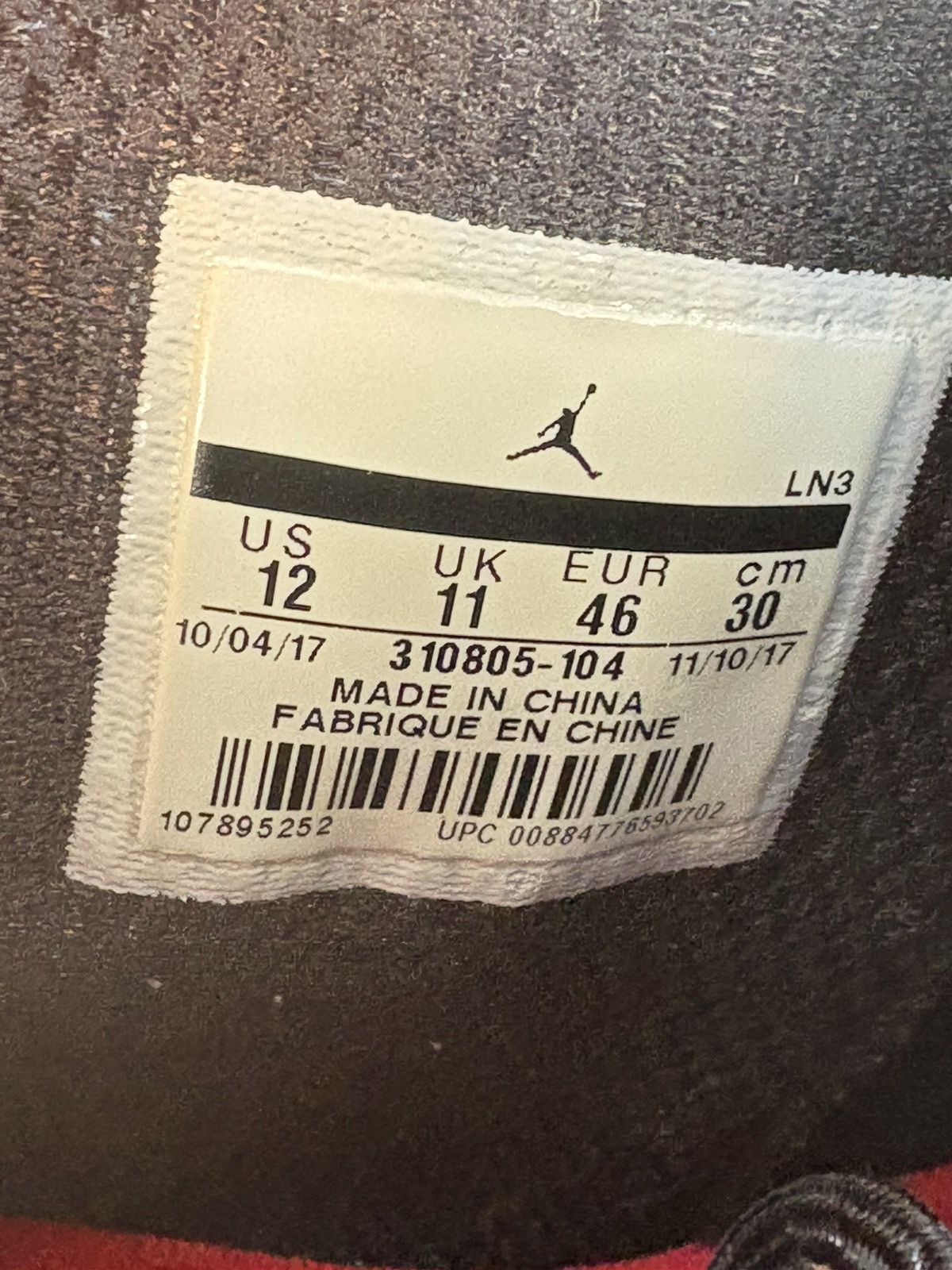 Jordan Brand Air Jordan 10 Retro “I’m back” **PRE-OWNED** REP. BOX Size US 12 / EU 45 - 8 Thumbnail