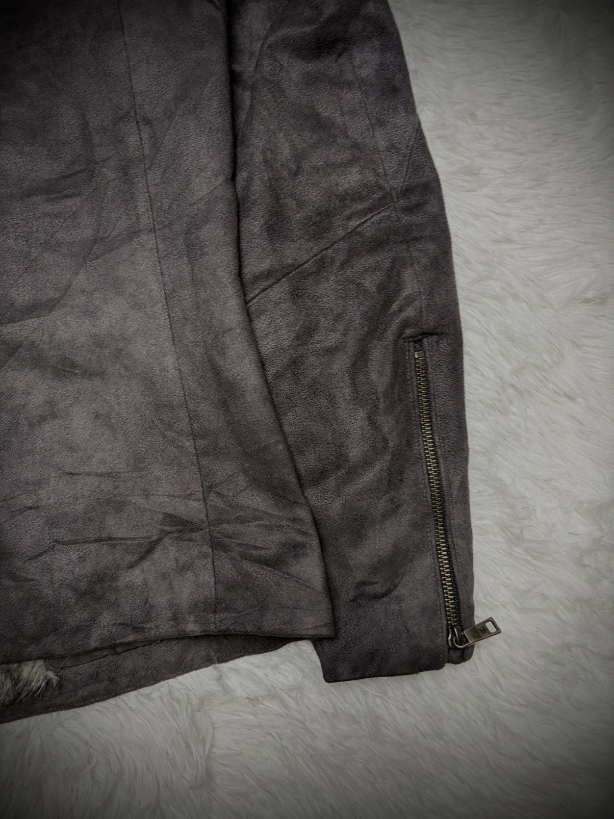 Schlussel Rare 2000s Schlussel fur suede leather jacket biker Size US M / EU 48-50 / 2 - 8 Thumbnail