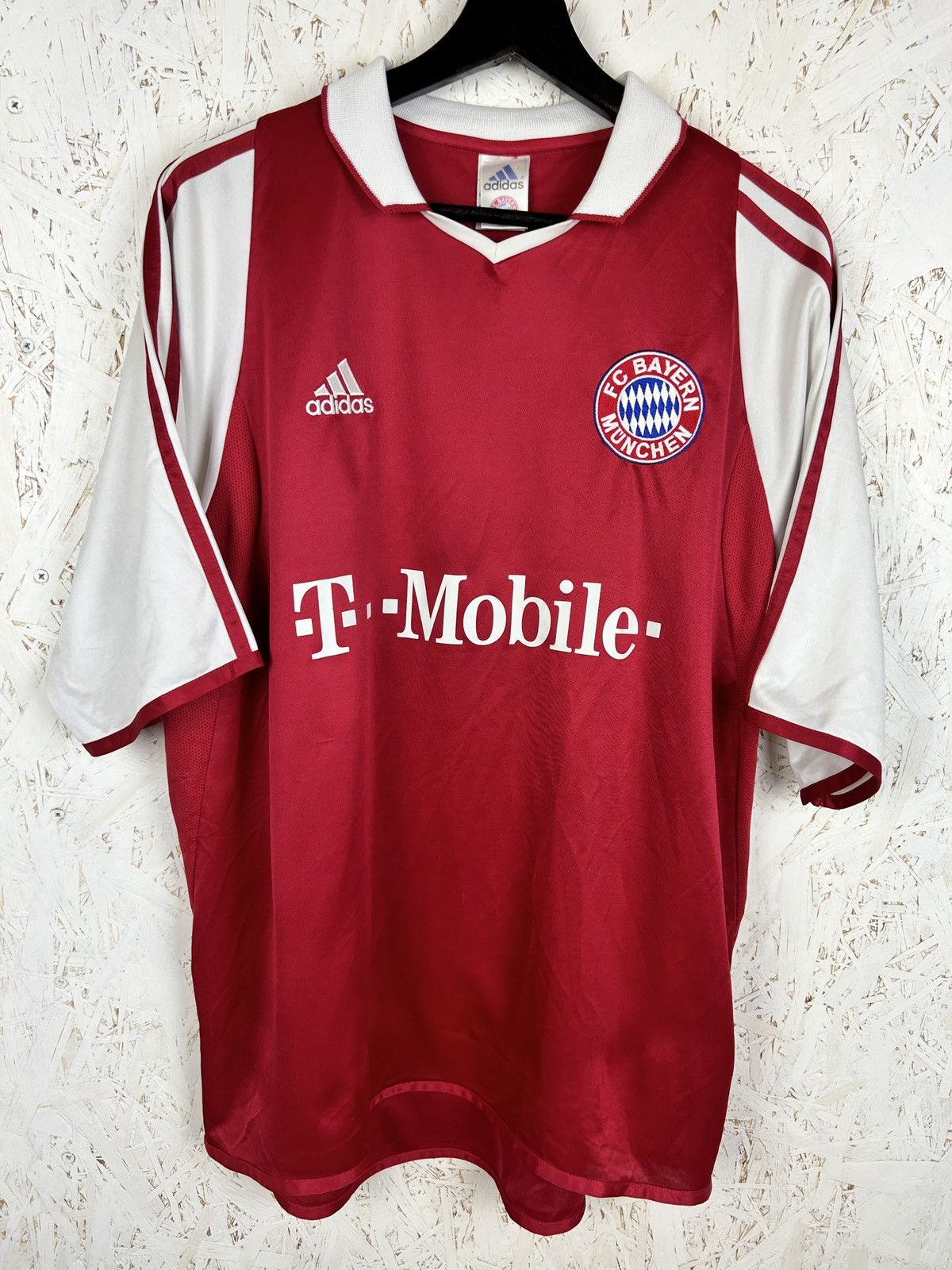 Adidas 00s Adidas Bayern Munchen 2003/04 Home Kit Soccer Jersey L Size US L / EU 52-54 / 3 - 1 Thumbnail