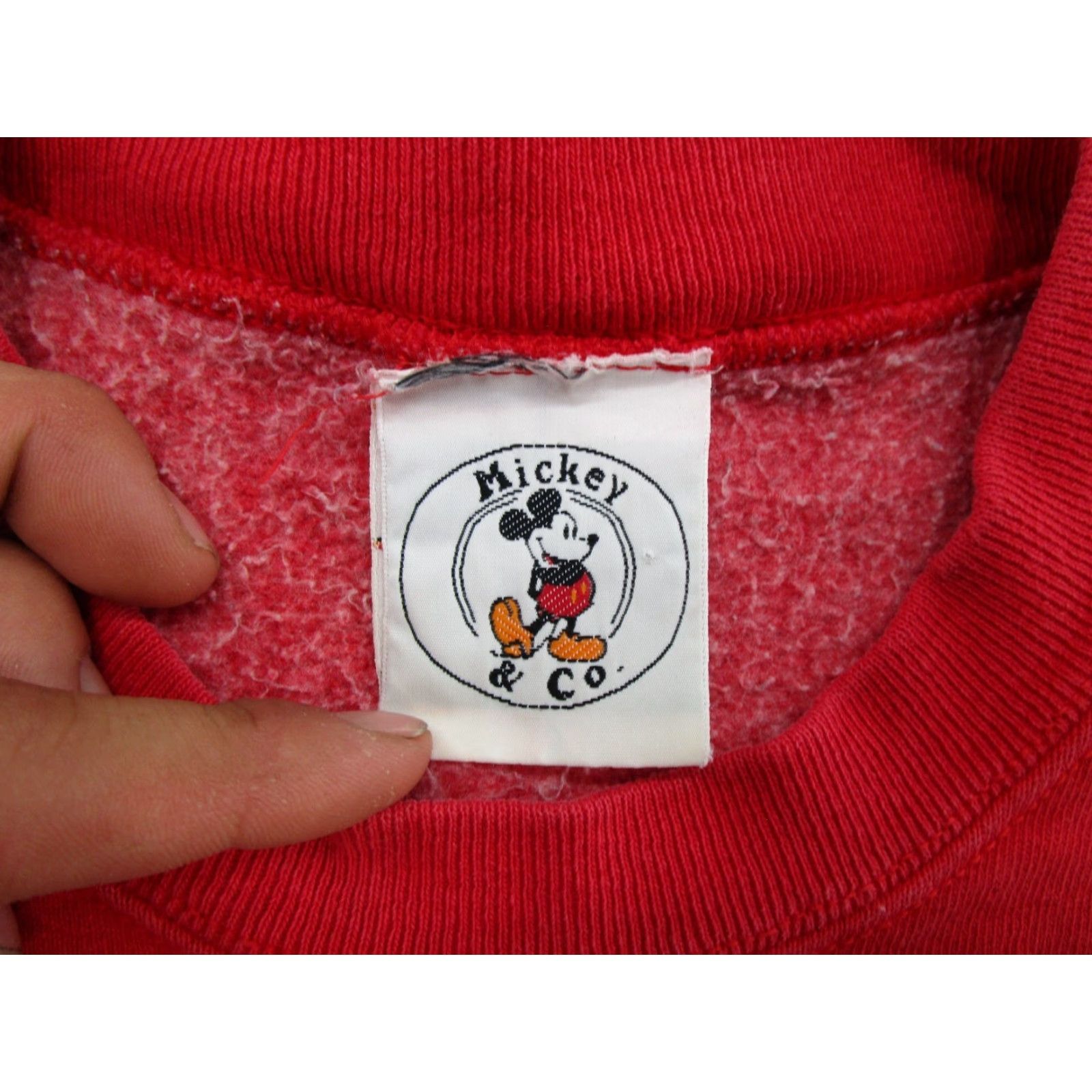 Mickey & Co. VINTAGE Mickey & Co. Embroidered Red Pullover Crewneck Sweatshirt 90s Read Mens XL Sweatshirt Embroidered 90s Theme Size US XL / EU 56 / 4 - 3 Thumbnail
