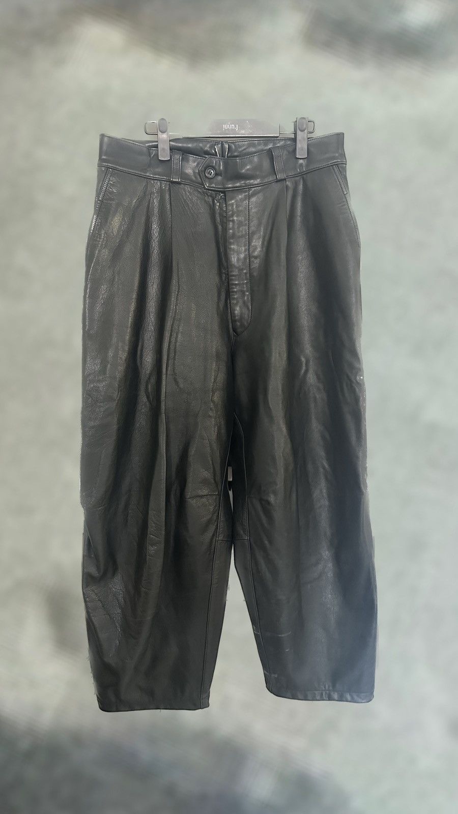 Yohji Yamamoto Supreme 2025 Yohji Yamamoto leather wide pants Size US 32 / EU 48 - 3 Thumbnail