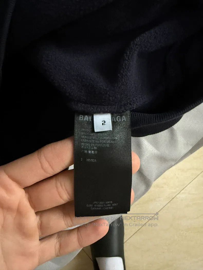 Balenciaga Balenciaga Black Hooded Sweatshirt Size US M / EU 48-50 / 2 - 6 Thumbnail