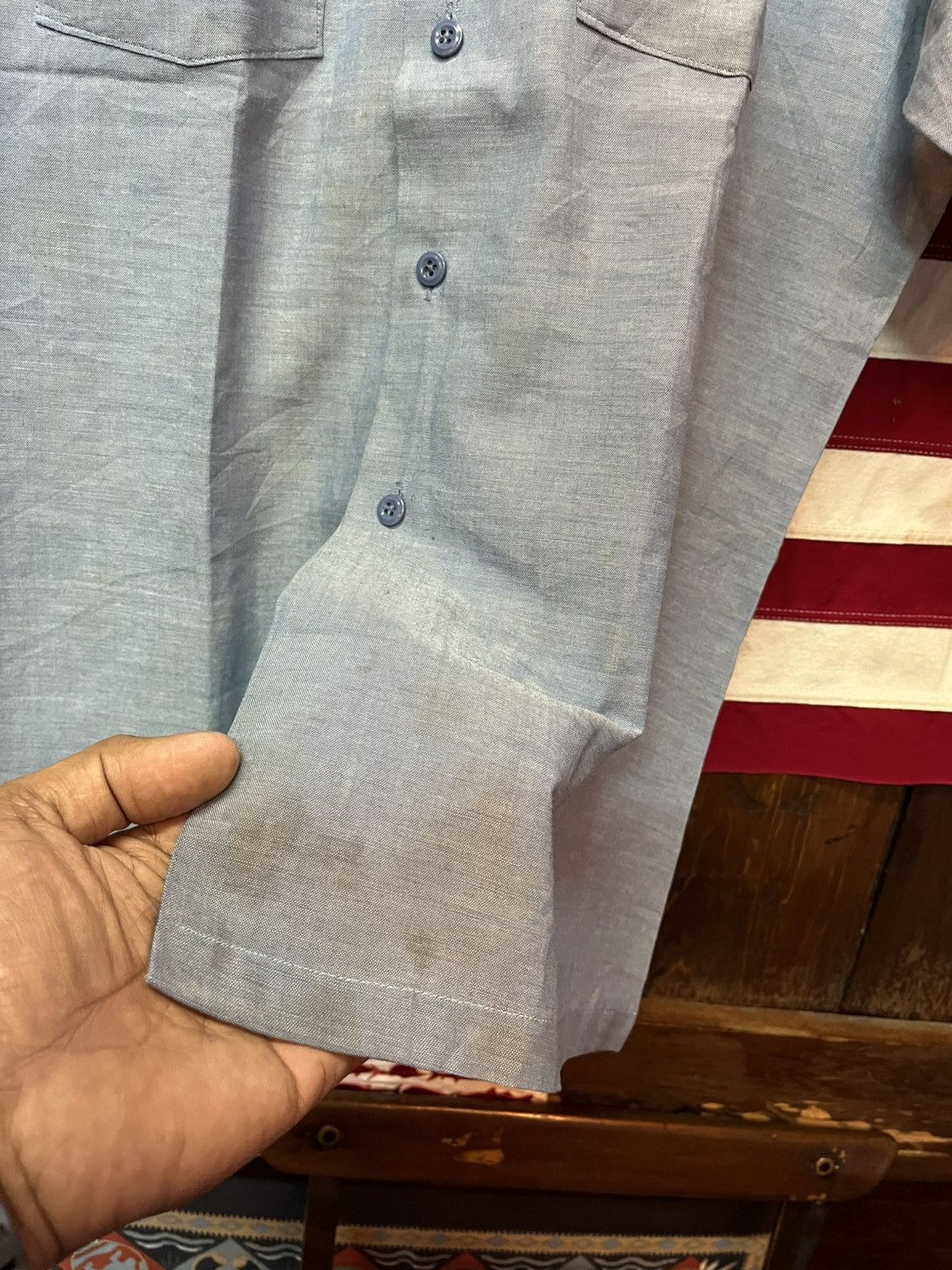 Other Vintage 1970s Seafarer Work Shirt Size US M / EU 48-50 / 2 - 4 Thumbnail