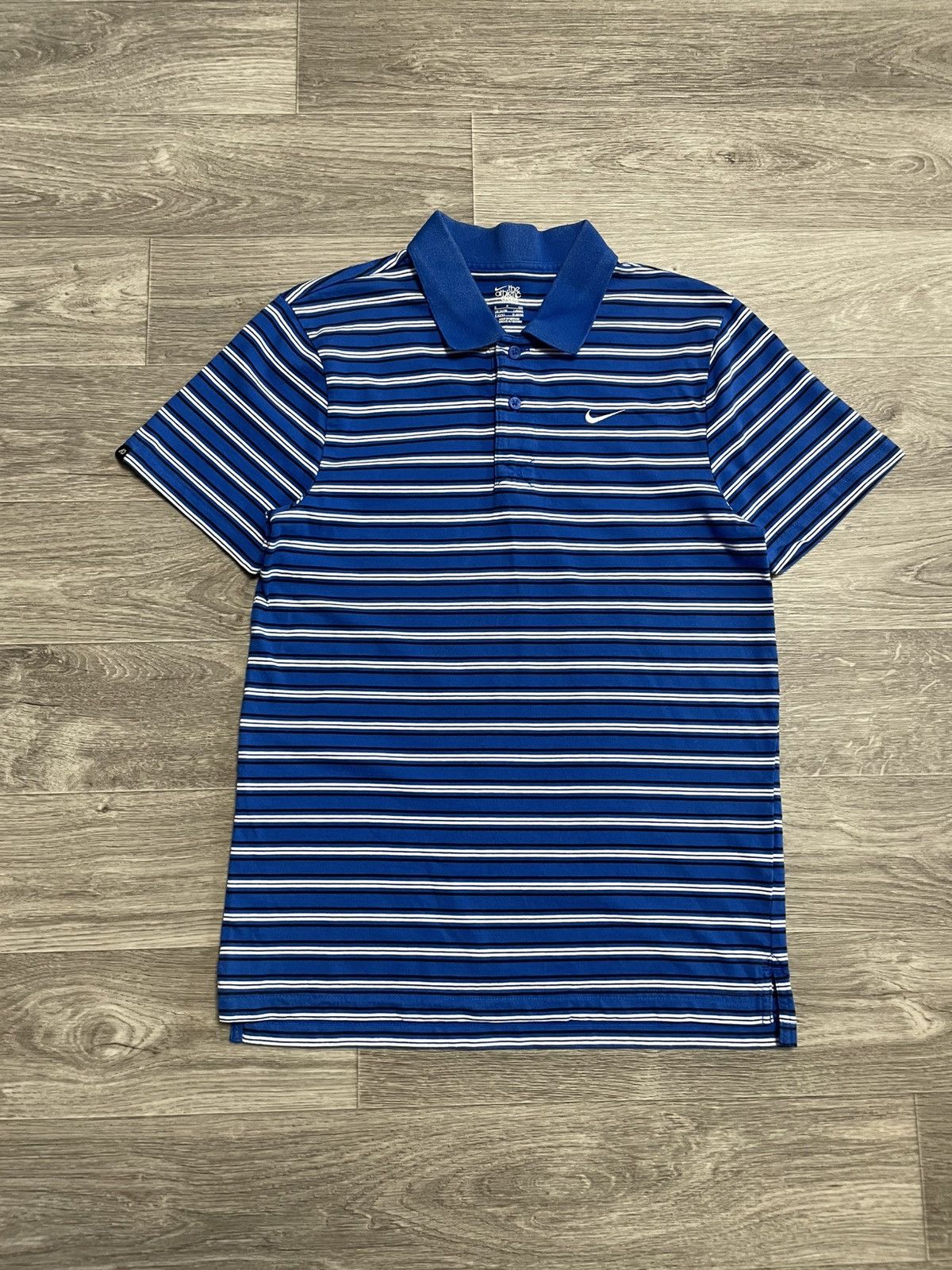 Nike Vintage Nike Striped Polo Shirt Y2K Size US S / EU 44-46 / 1 - 1 Thumbnail