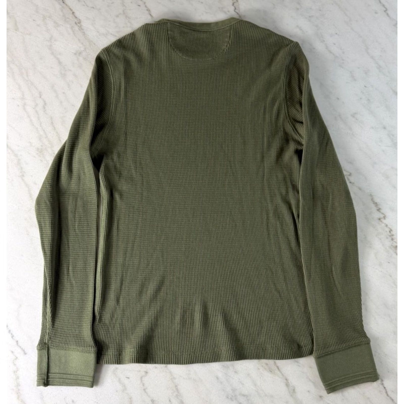 Faherty Faherty Thermal Long Sleeve Shirt Green Adult Medium Mens Size US M / EU 48-50 / 2 - 2 Thumbnail