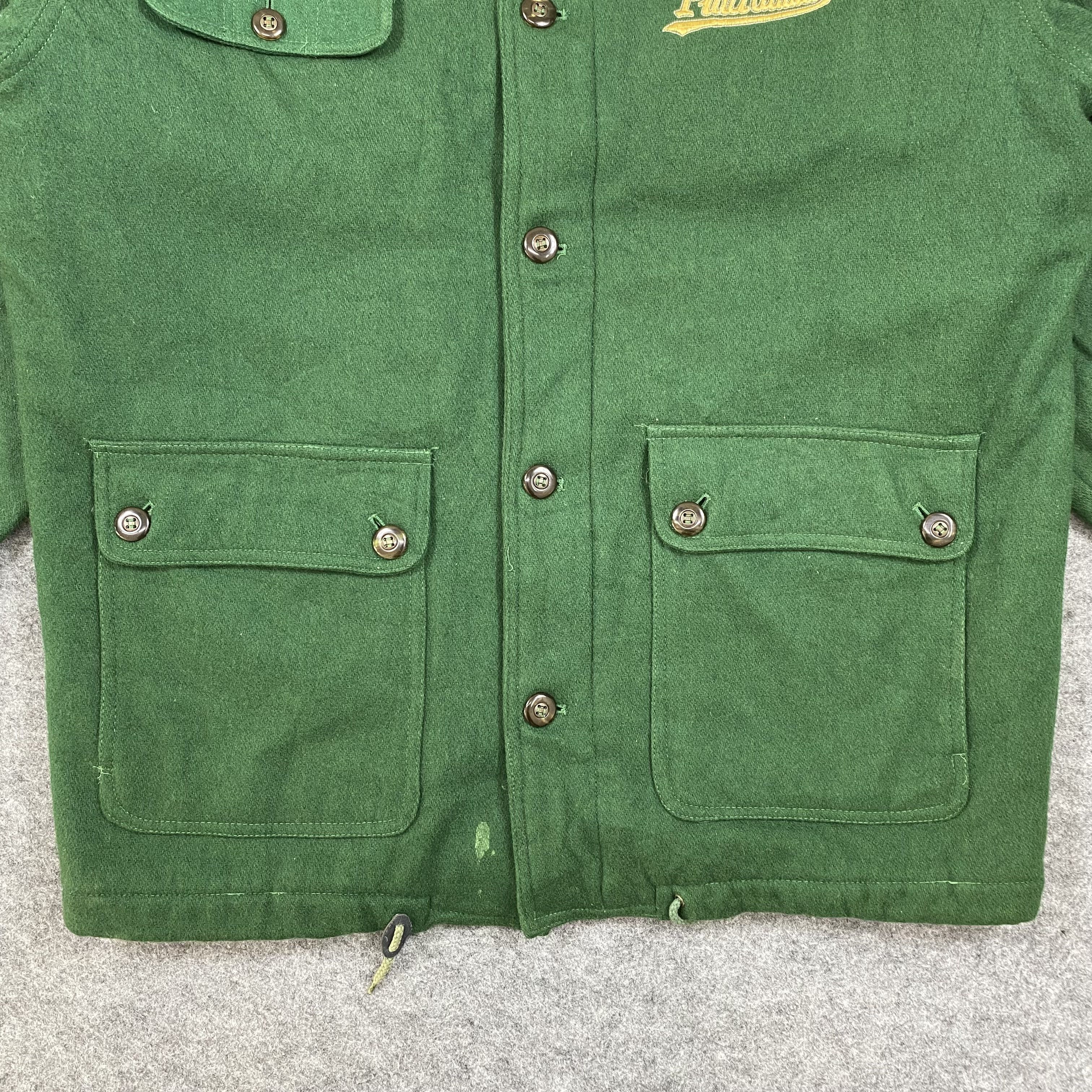 Japanese Brand VINTAGE 90s Pract Studio Wool Varsity Jacket-J553 Size US L / EU 52-54 / 3 - 6 Thumbnail