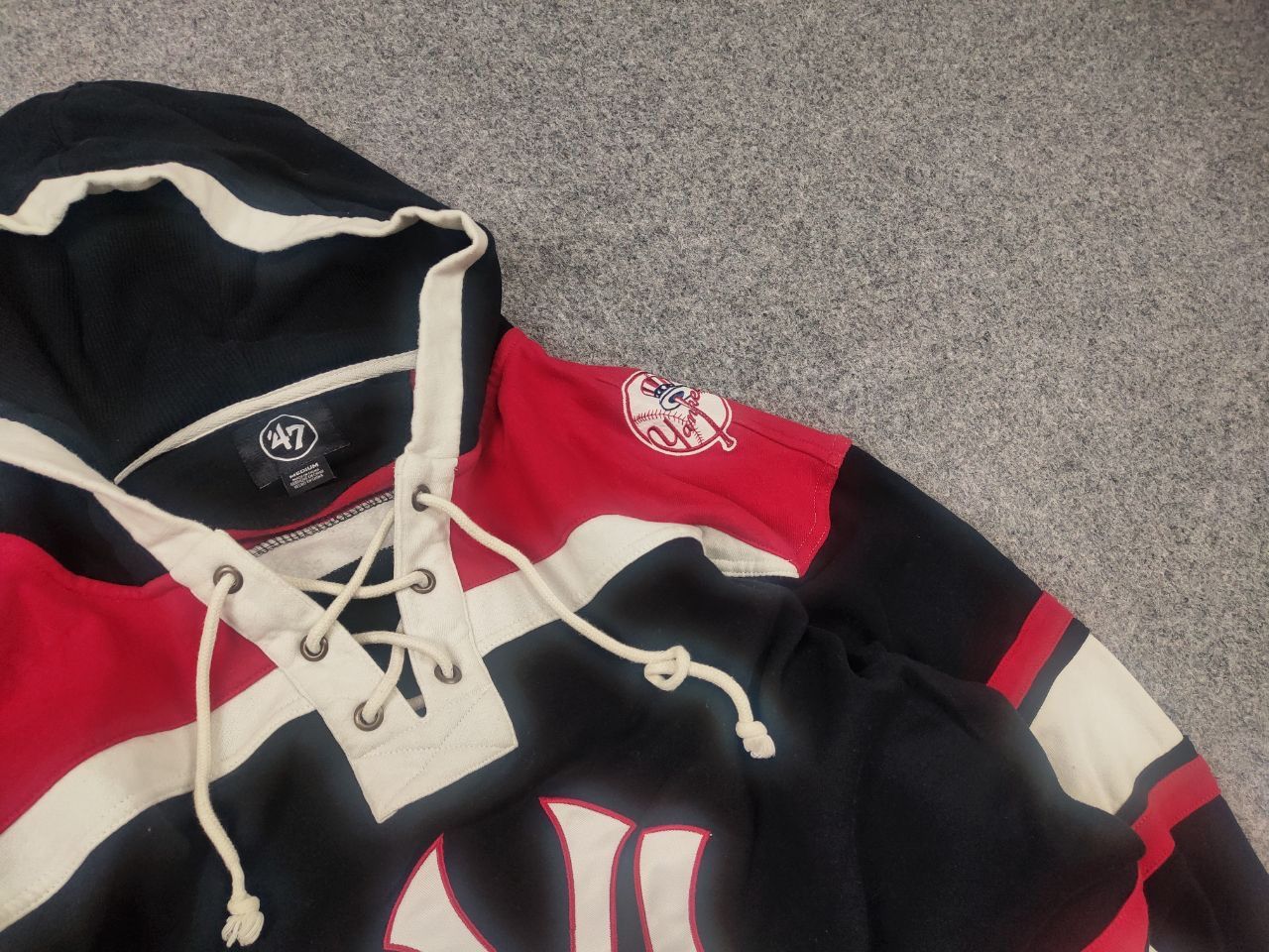 New York Yankees New York Yankees '47 Superior Lacer Pullover Hoodie Supreme Size US M / EU 48-50 / 2 - 5 Thumbnail