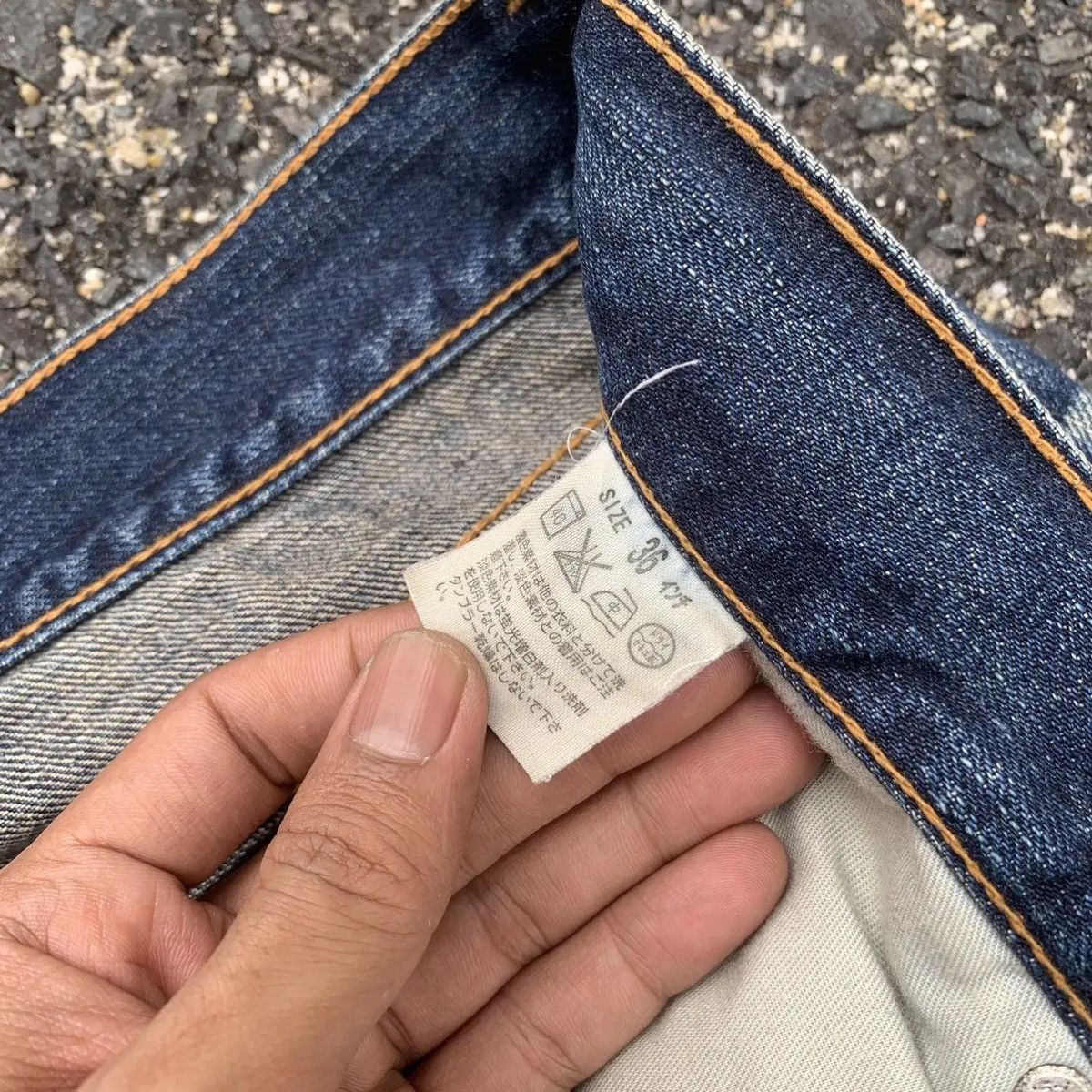 Levi's DISTRESSED DENIM🔥Levi’s 533 Jeans 35x30 Mudwash Faded Pants Size US 35 - 8 Thumbnail