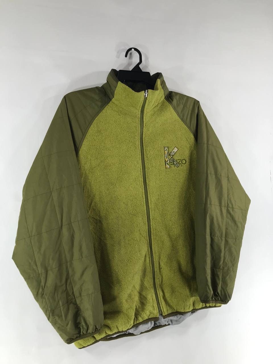 Japanese Brand × Kenzo × Vintage Vintage Kenzo Rare Design Full Zipper Fleece Jacket Size US XL / EU 56 / 4 - 3 Thumbnail