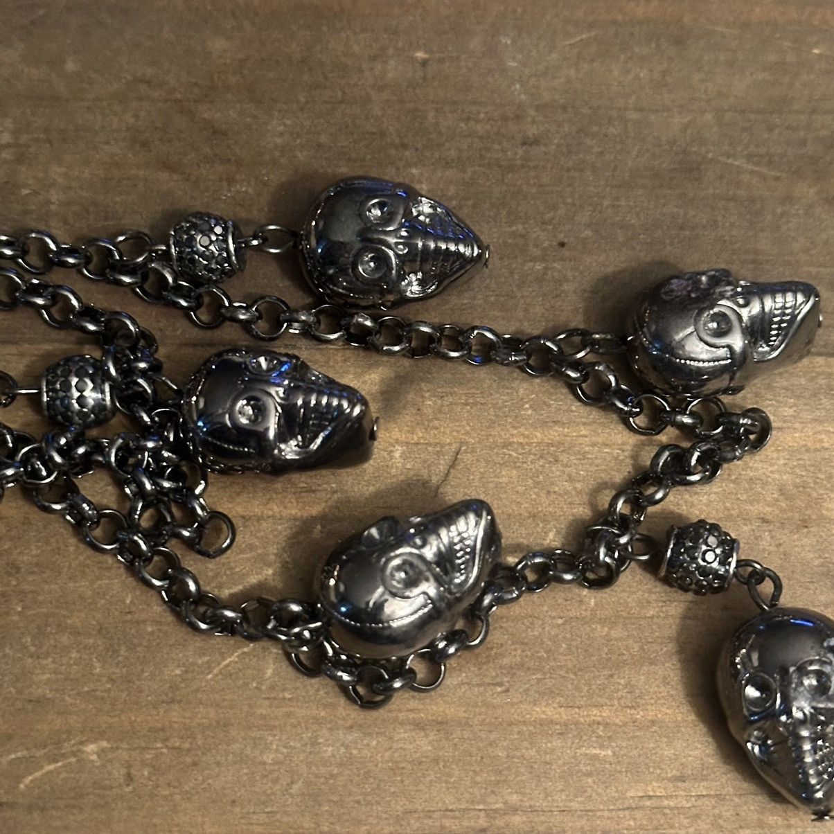 Torrid Torrid multi strand layered skull charm necklace Size ONE SIZE - 2 Thumbnail